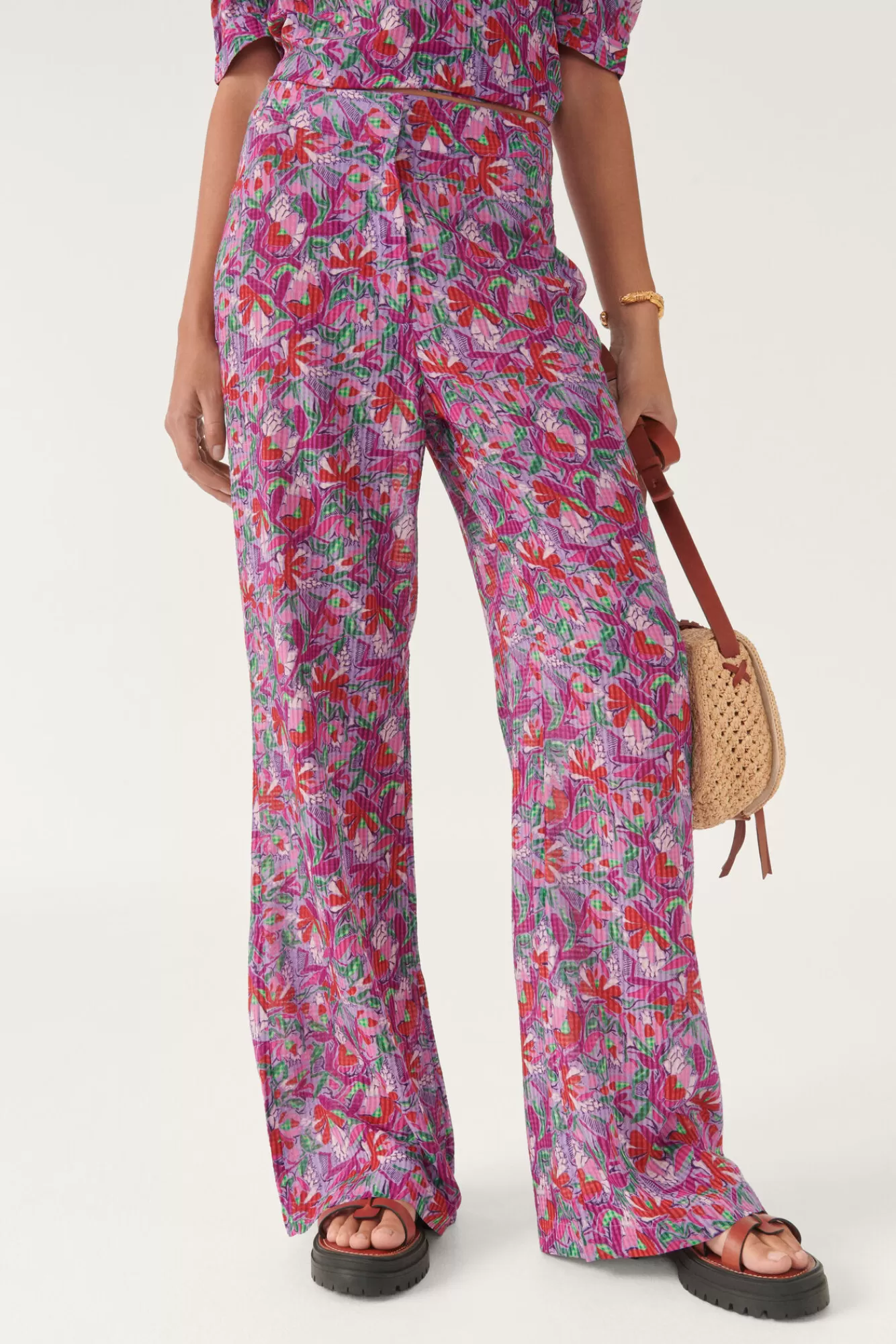 ba&sh Pantalons*Abo. Blanc Ecru