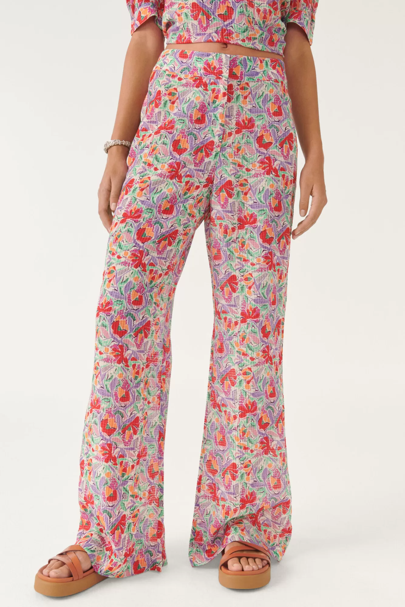 ba&sh Pantalons*Abo. Blanc Ecru