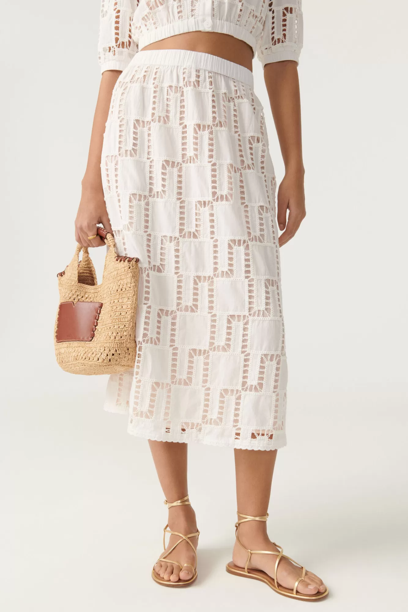 ba&sh Jupes & Shorts*Anira. Blanc Ecru
