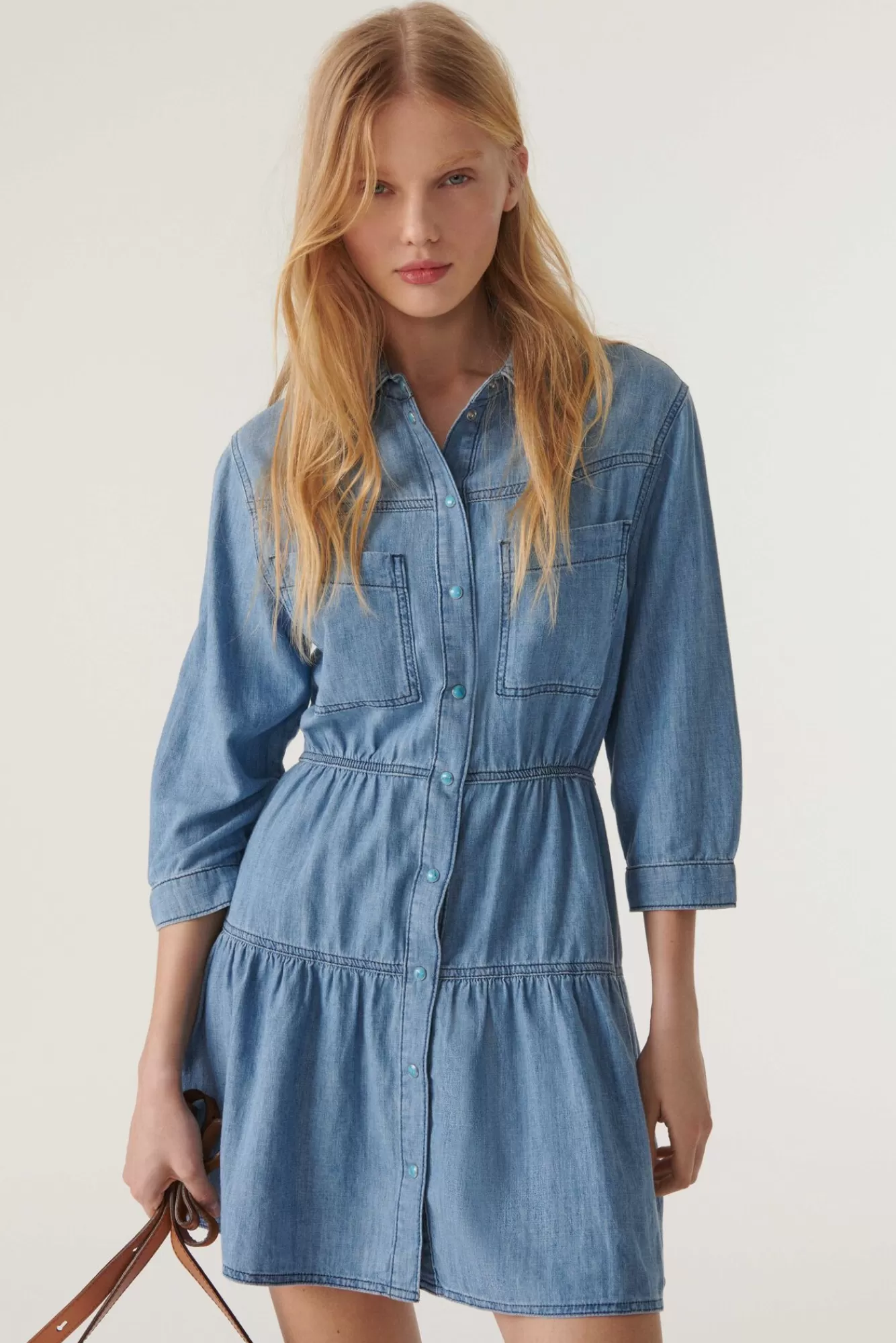 ba&sh Robes*Aquaria. Denim