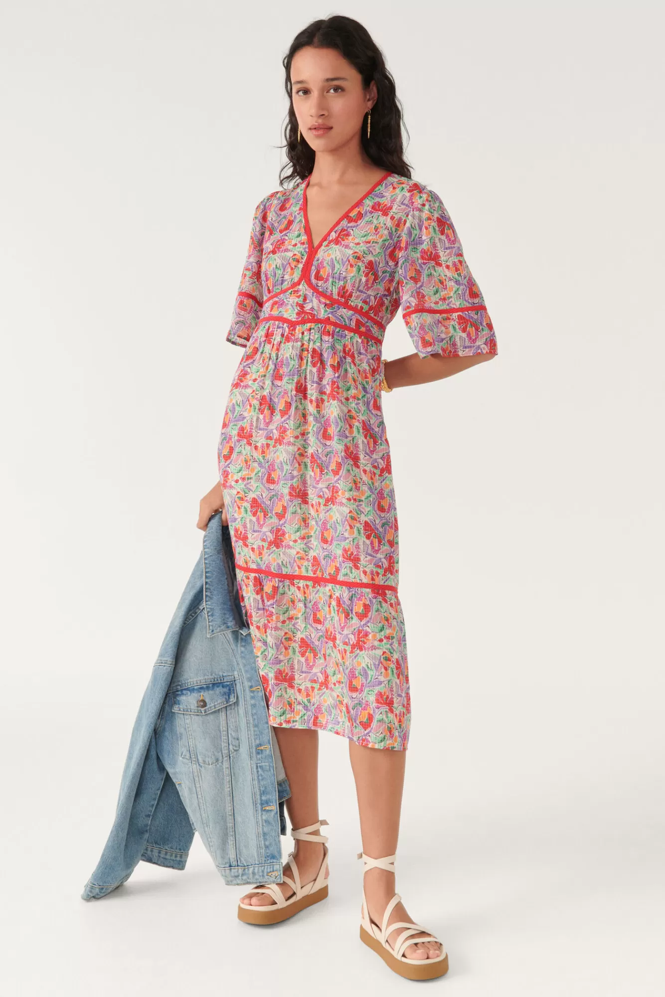 ba&sh Robes*Aquila. Blanc Ecru