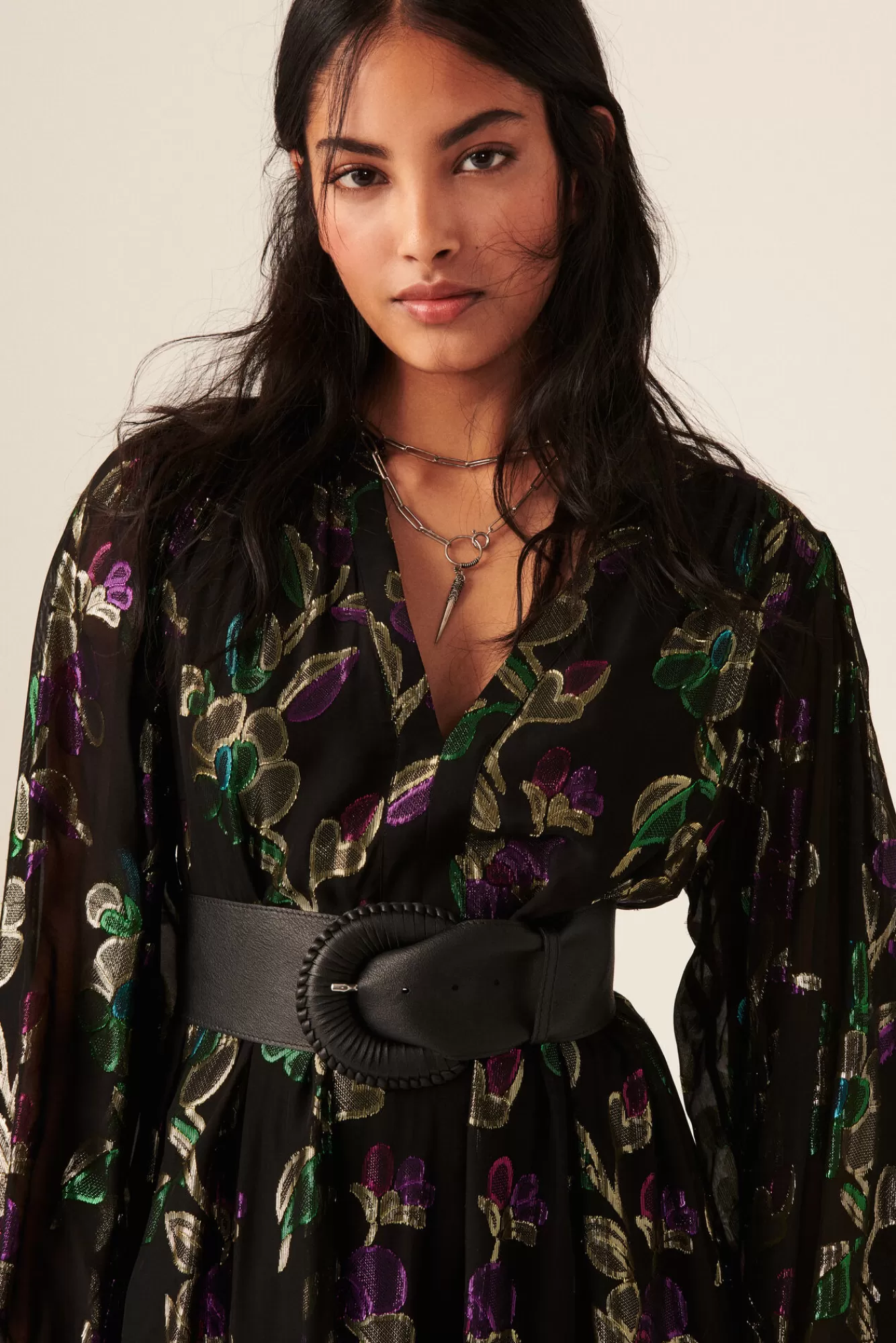 ba&sh Robes*Ashley. Noir