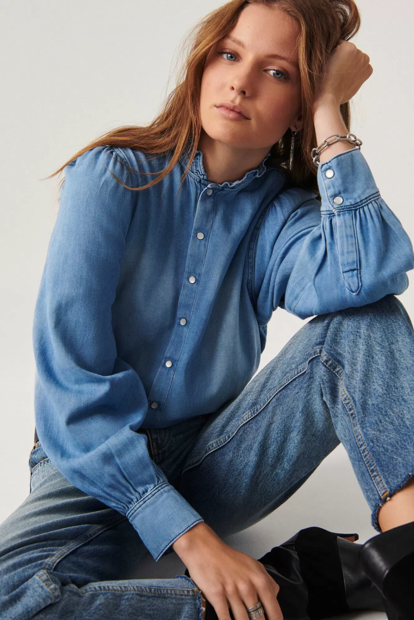 ba&sh Tops & Chemises*Axelle. Bleu