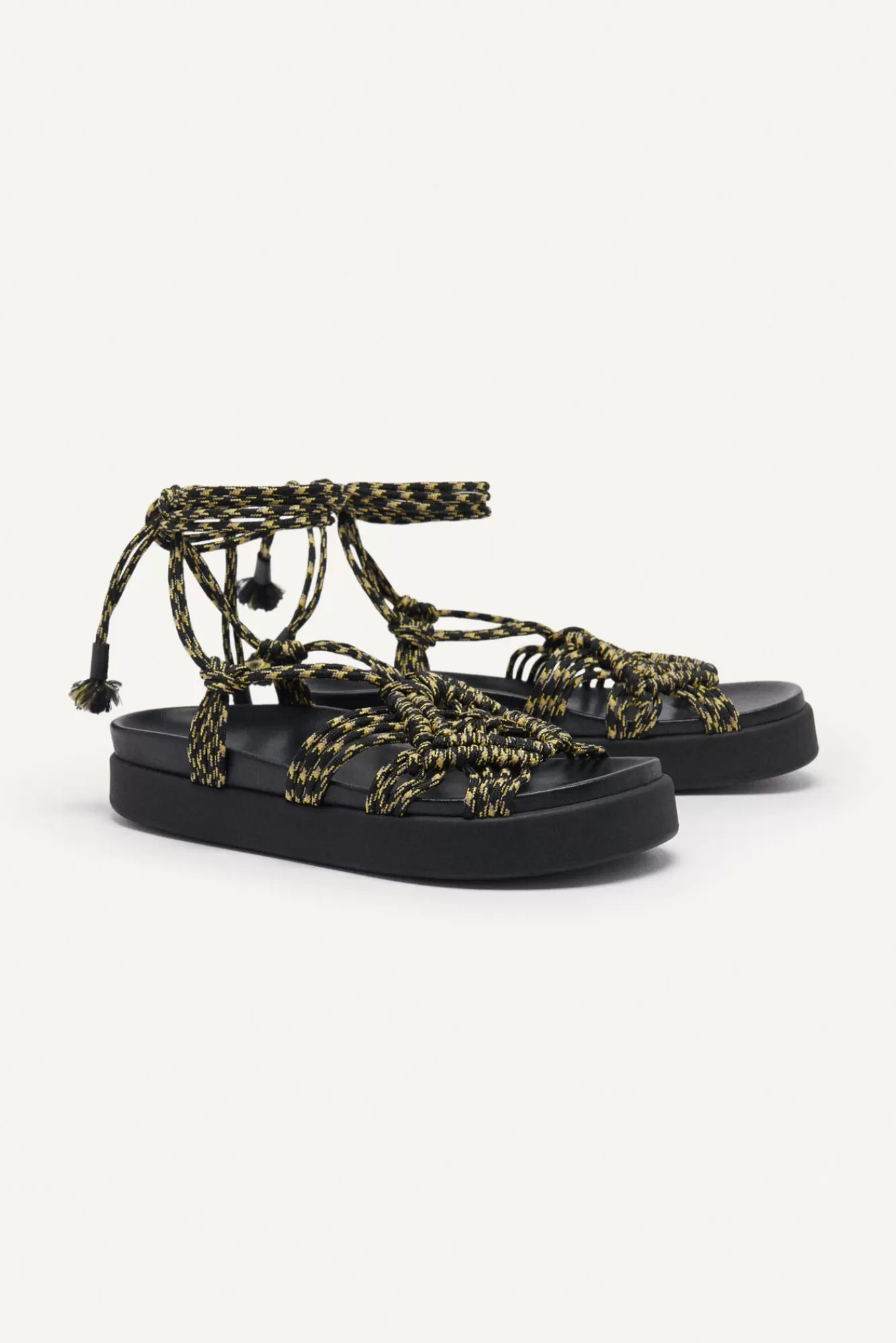 ba&sh Chaussures*Crecking. Noir