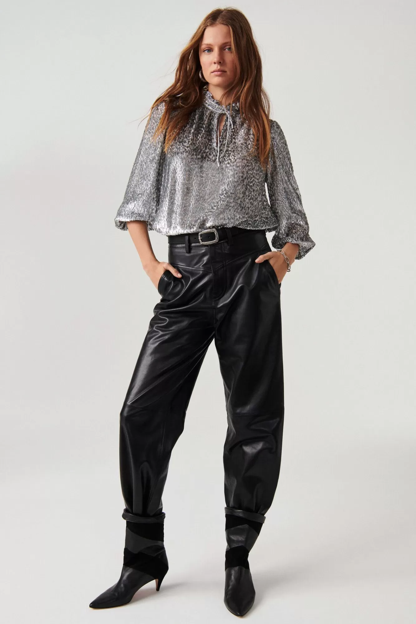 ba&sh Tops & Chemises*Dalla. Gris