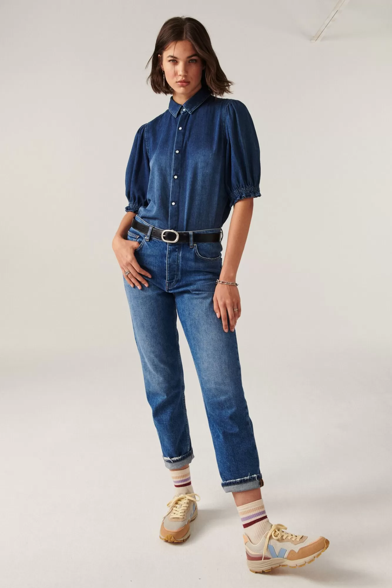 ba&sh Tops & Chemises*Danee. Denim