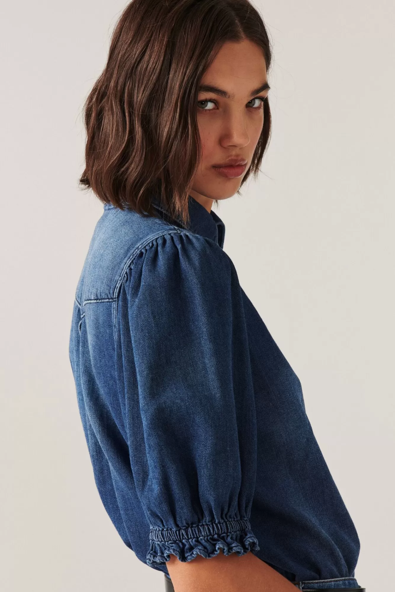 ba&sh Tops & Chemises*Danee. Denim