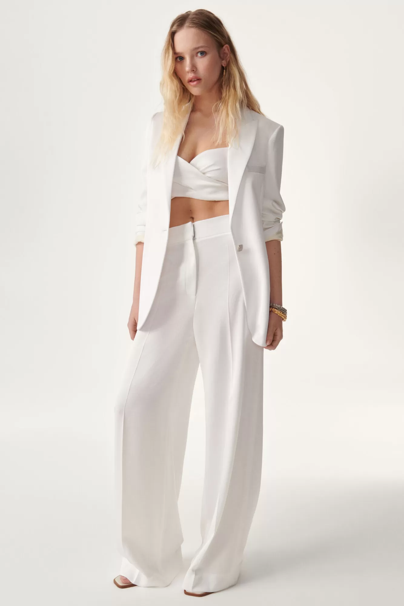 ba&sh Pantalons*Daura. Blanc Ecru