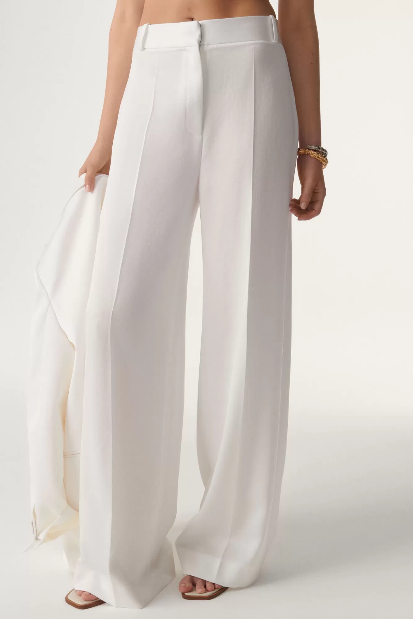 ba&sh Pantalons*Daura. Blanc Ecru