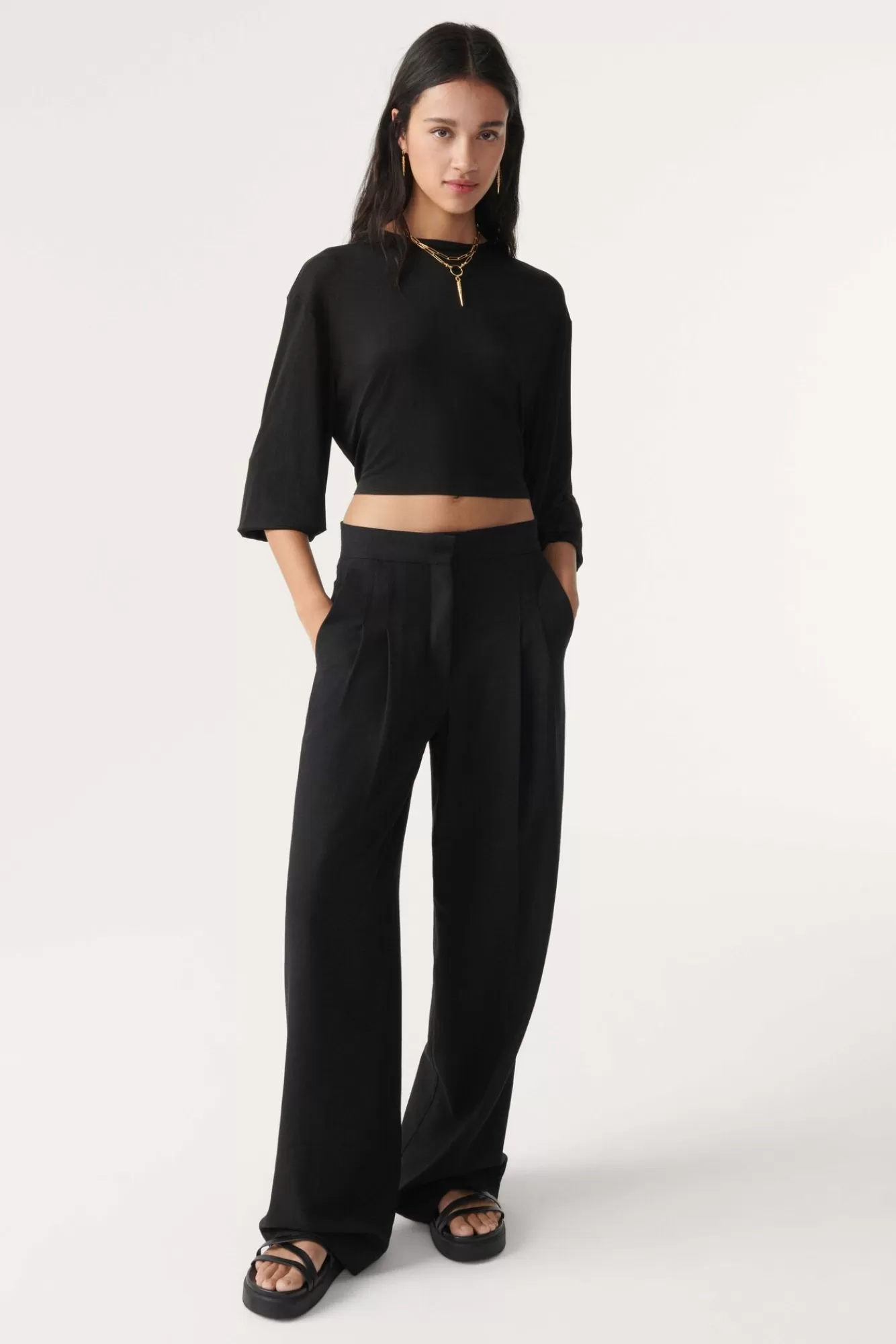 ba&sh Tops & Chemises*Doha. Noir