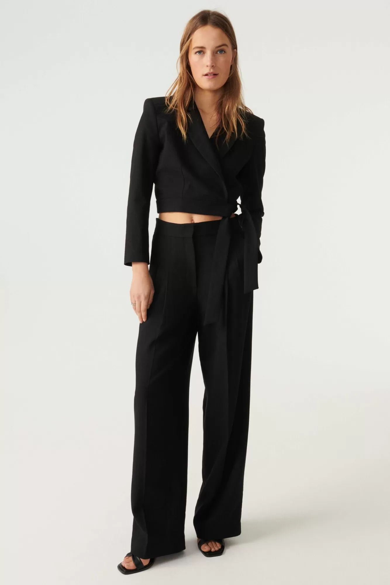 ba&sh Pantalons*Edwin. Noir
