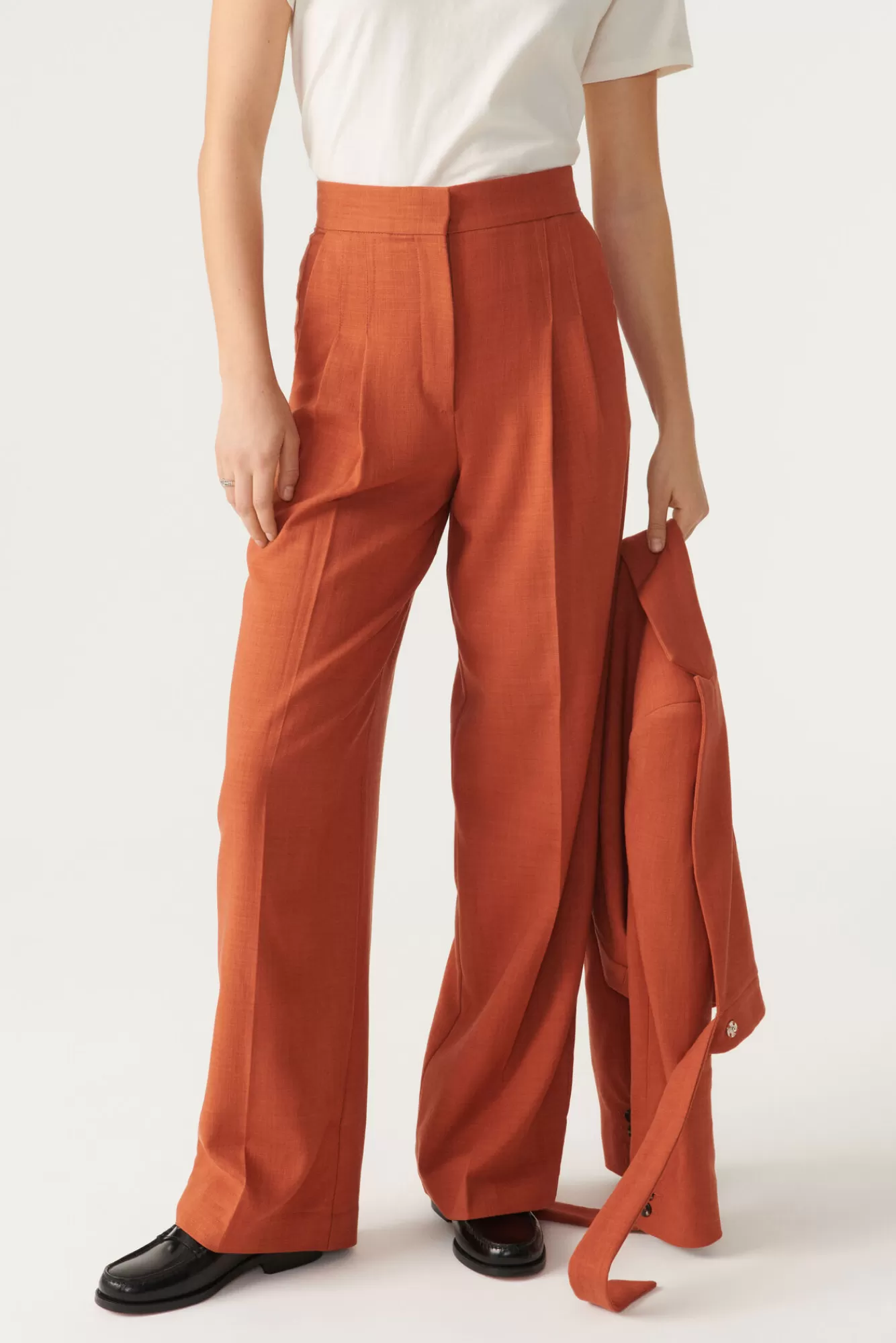 ba&sh Pantalons*Edwin. Noir