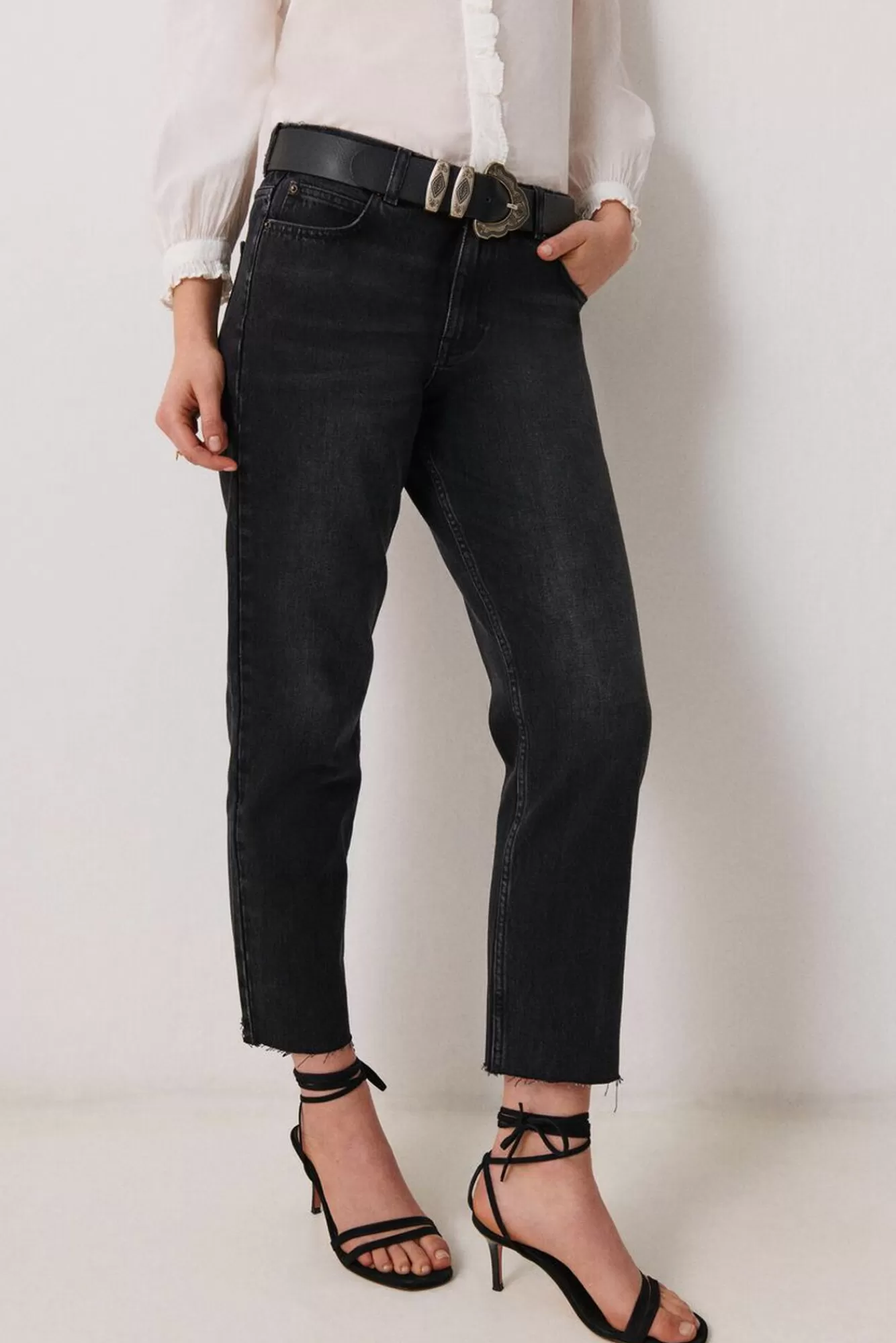 ba&sh Denim*Evan. Noir
