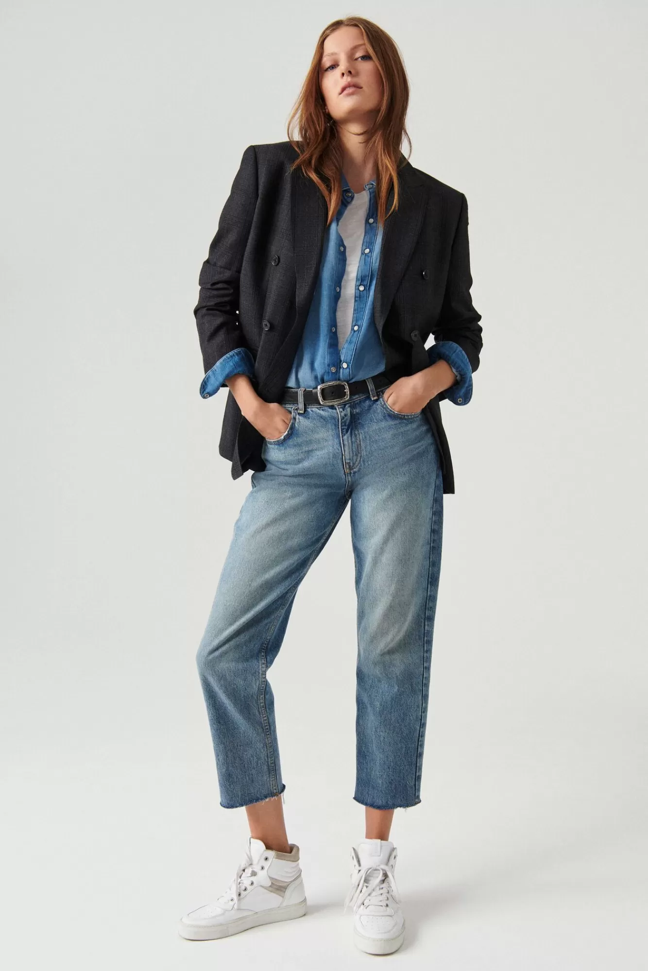 ba&sh Denim*Evan. Bleu