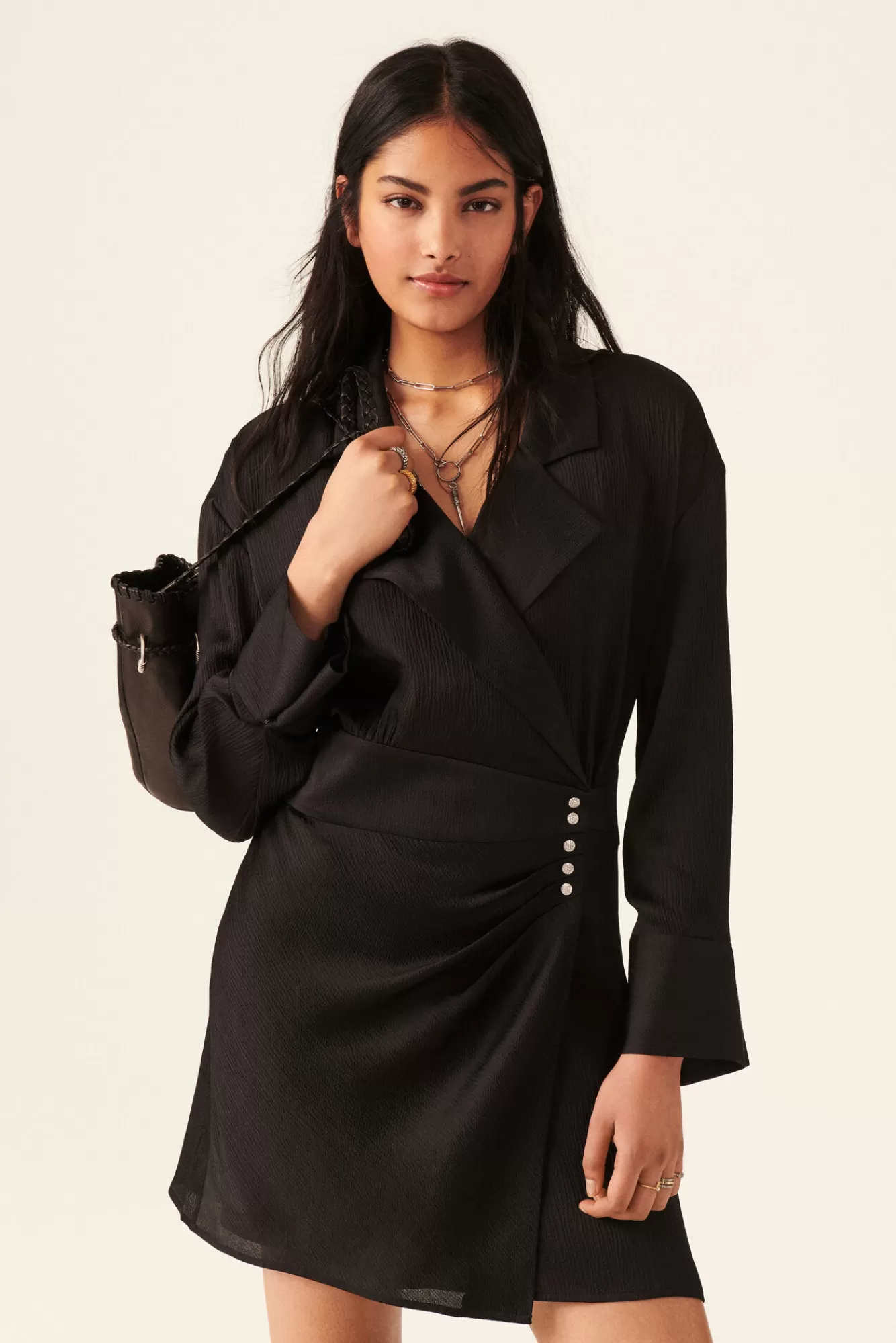 ba&sh Robes*Falla. Noir