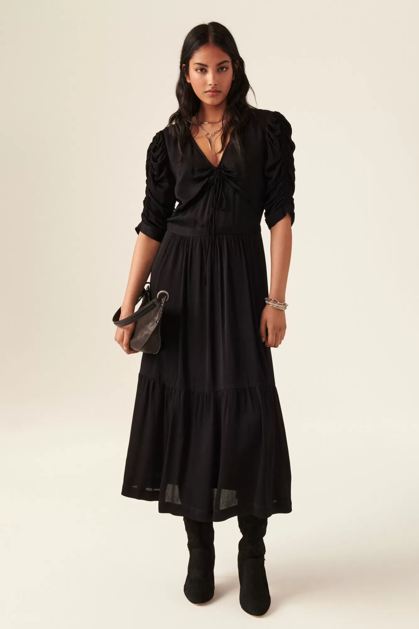 ba&sh Robes*Fercy. Noir