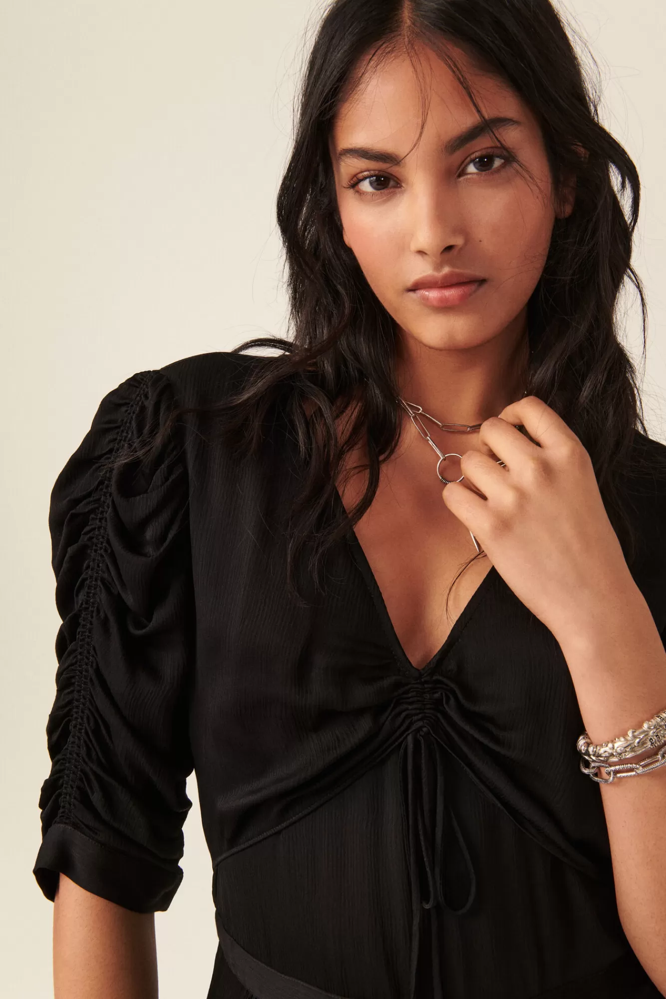 ba&sh Robes*Fercy. Noir