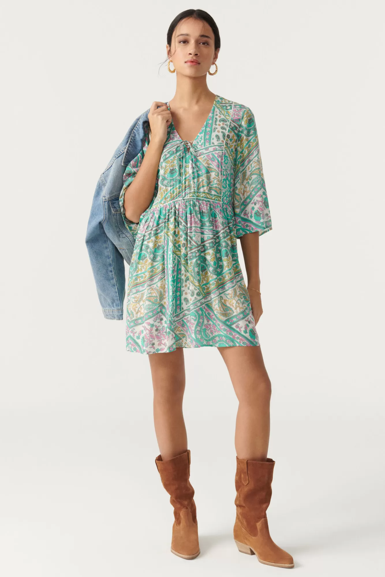 ba&sh Robes*Fleur. Vert