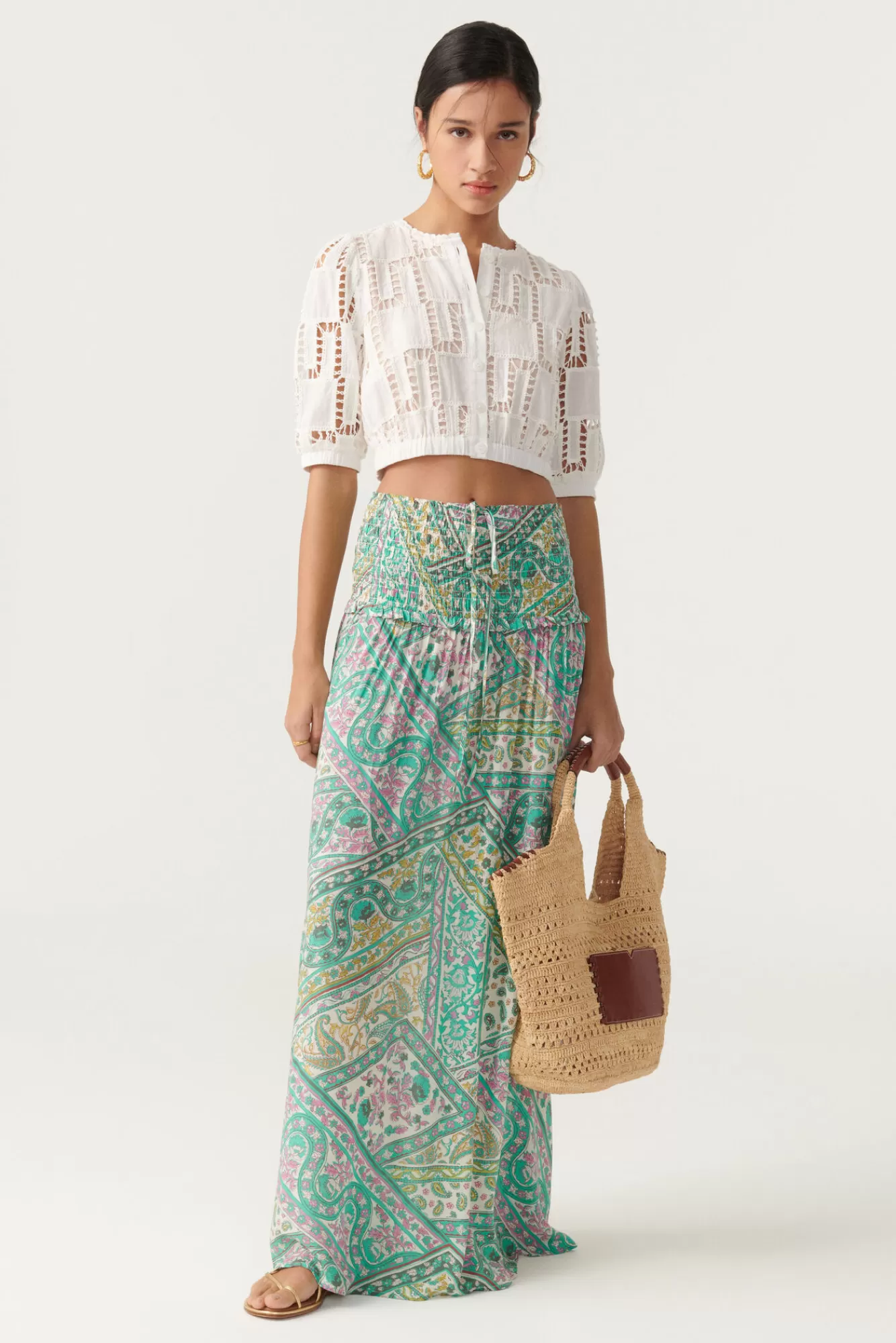 ba&sh Robes*Friska. Vert