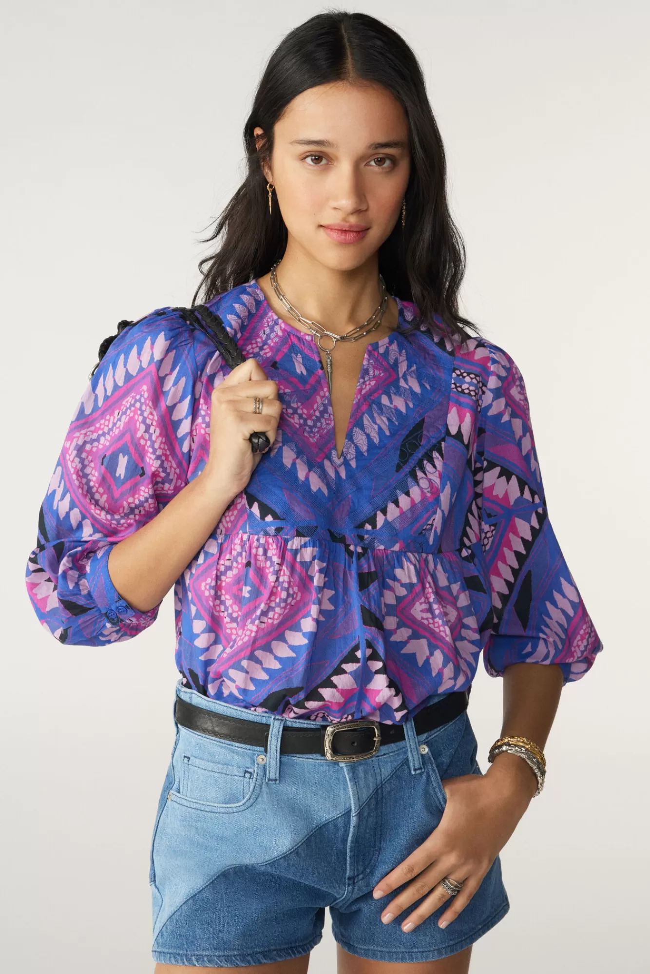 ba&sh Tops & Chemises*Gilo. Bleu