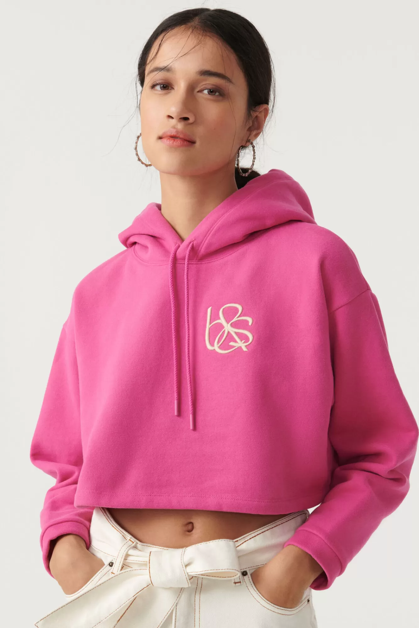 ba&sh Sweatshirts*Helia. Blanc Ecru