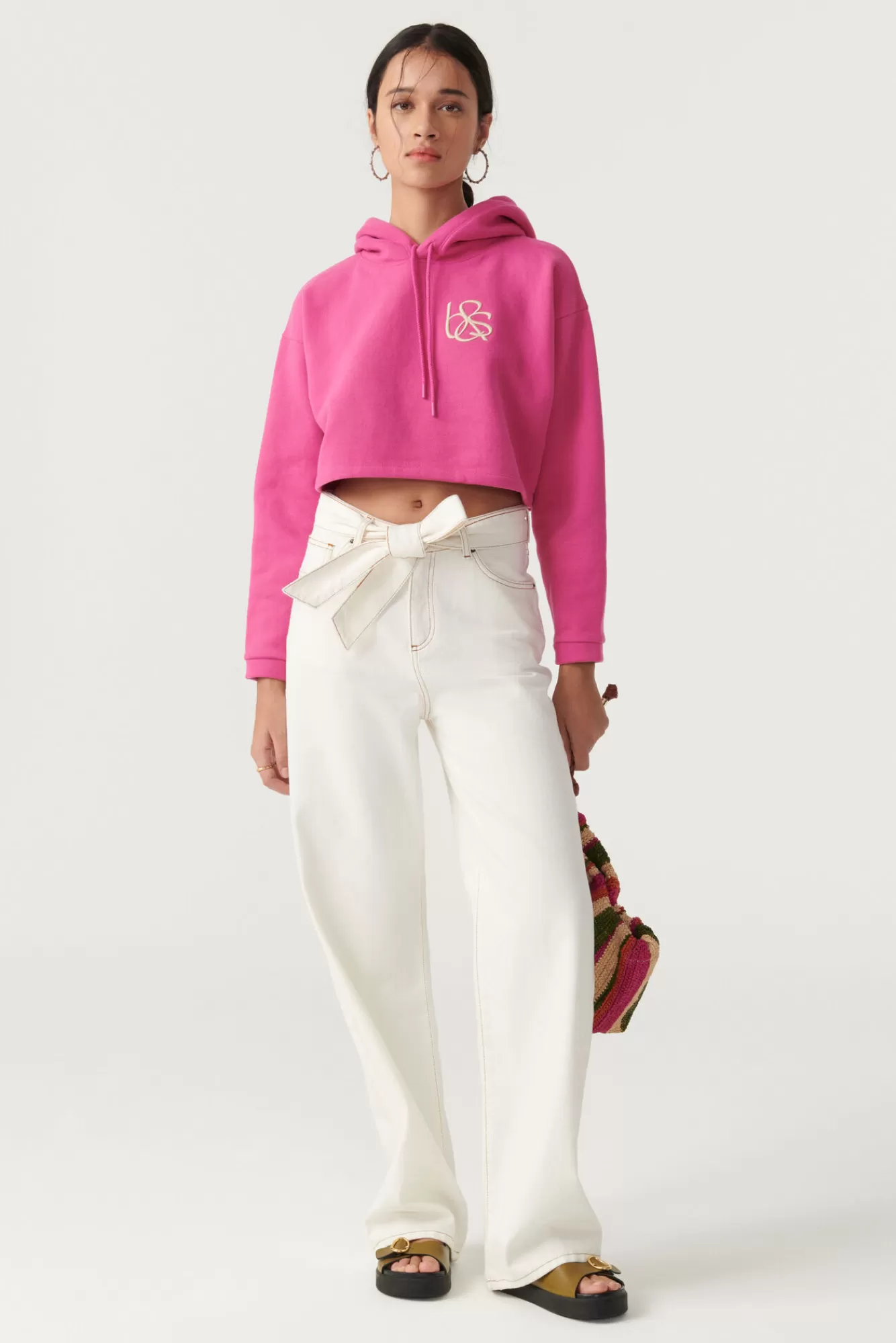 ba&sh Sweatshirts*Helia. Blanc Ecru