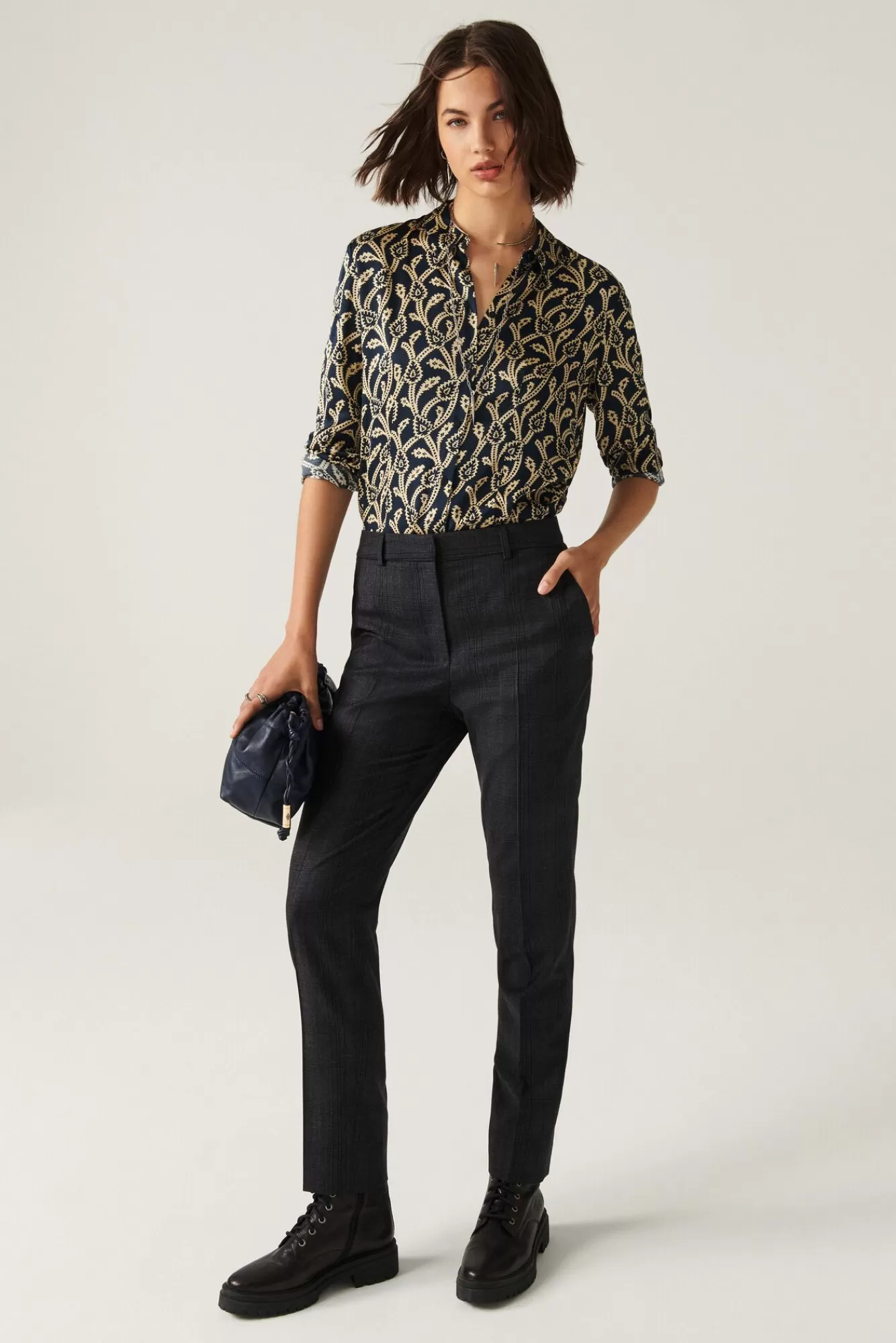 ba&sh Pantalons*Helly. Gris