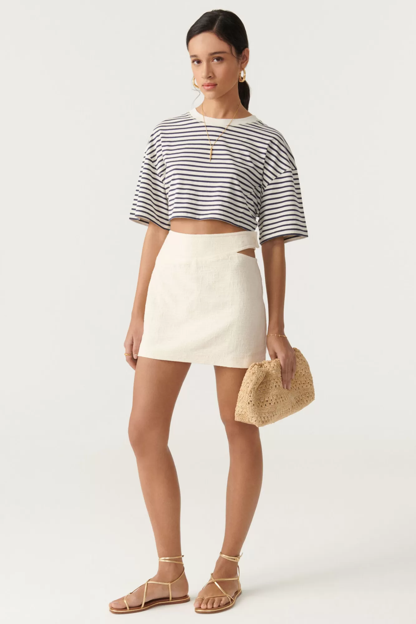 ba&sh Jupes & Shorts*Hola. Blanc Ecru