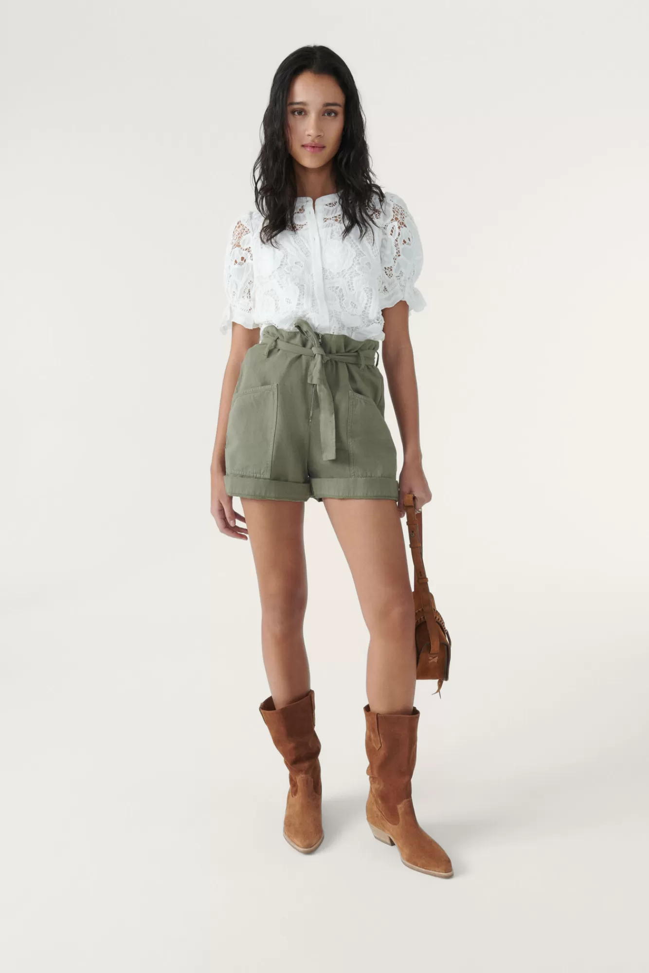 ba&sh Tops & Chemises*Irkin. Blanc