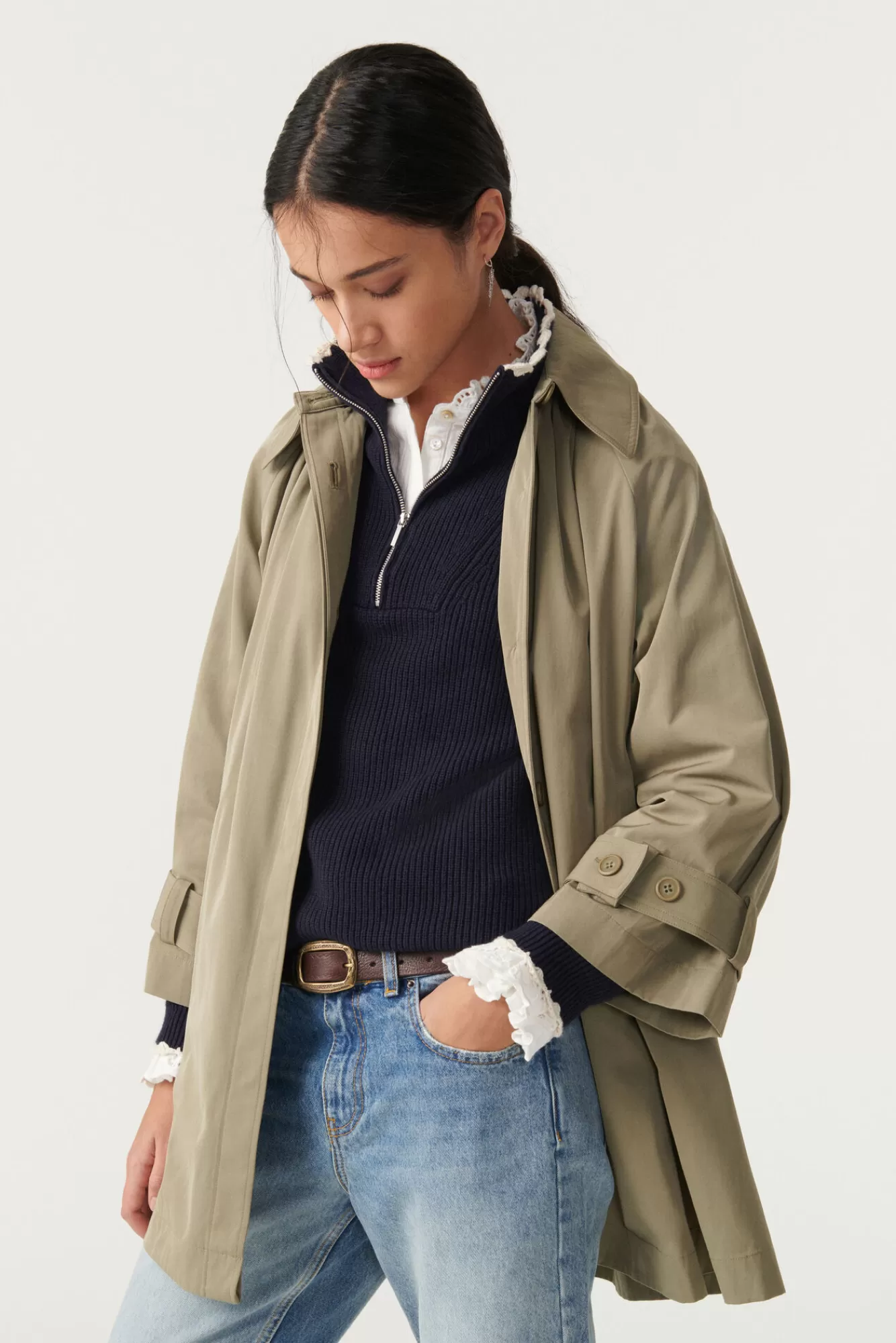 ba&sh Vestes & Manteaux*Issey. Kaki