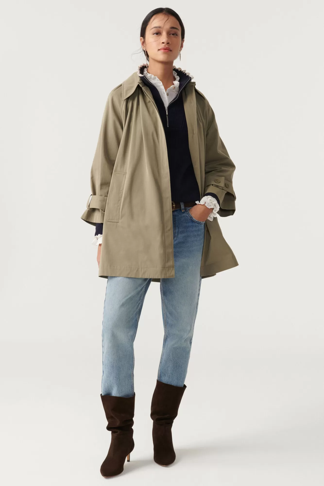 ba&sh Vestes & Manteaux*Issey. Kaki