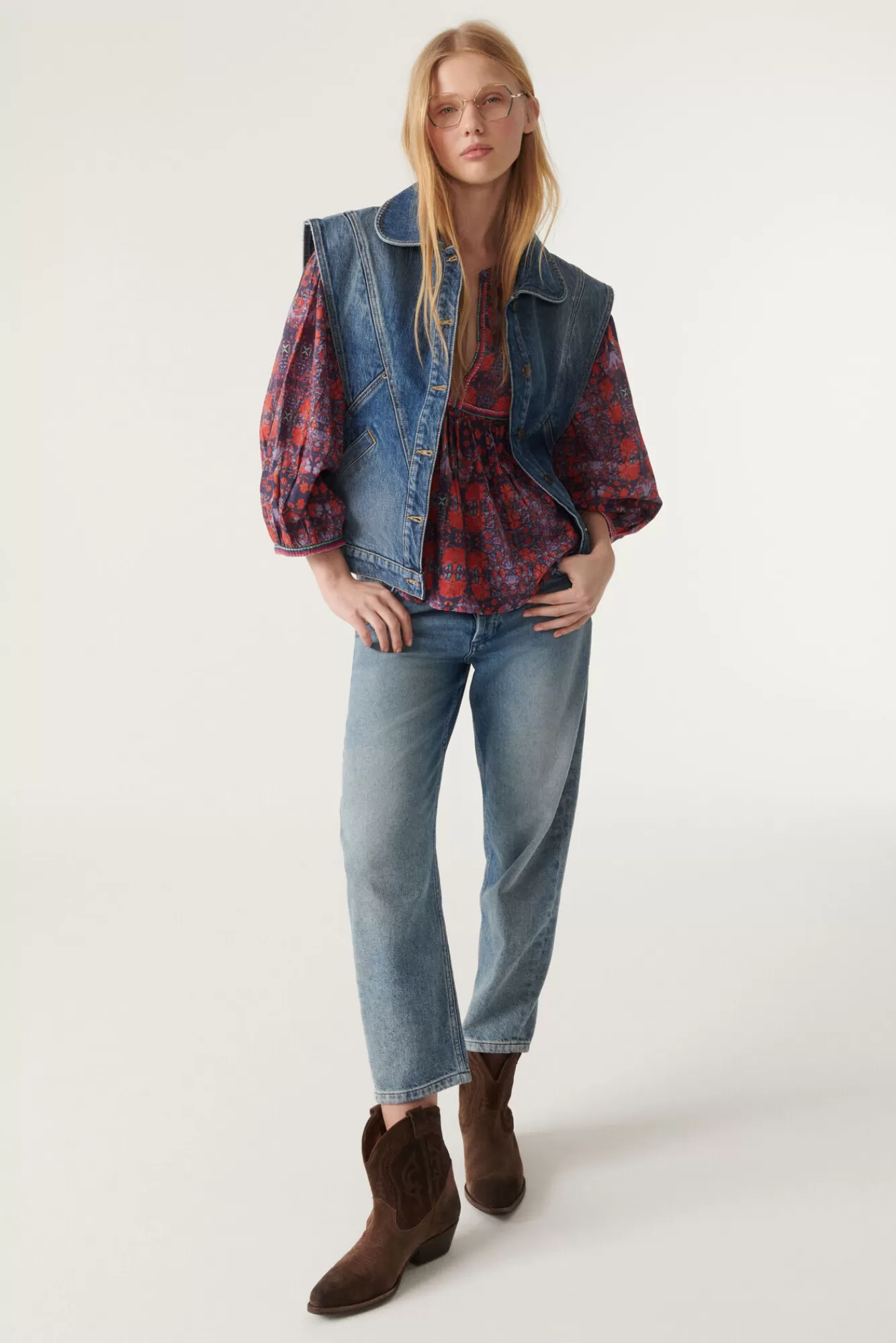ba&sh Tops & Chemises*Jade. Bleu