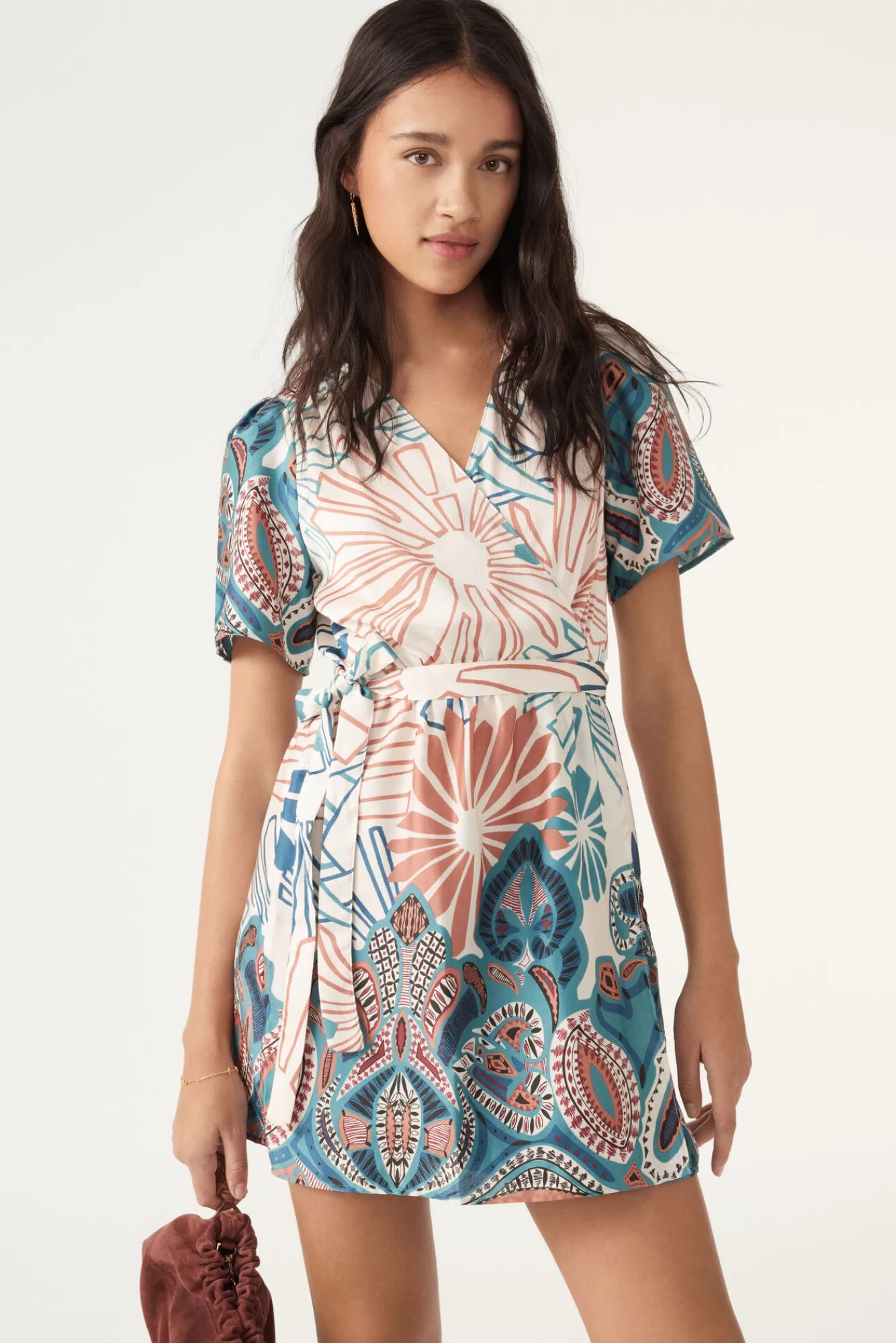 ba&sh Robes*Jara. Bleu