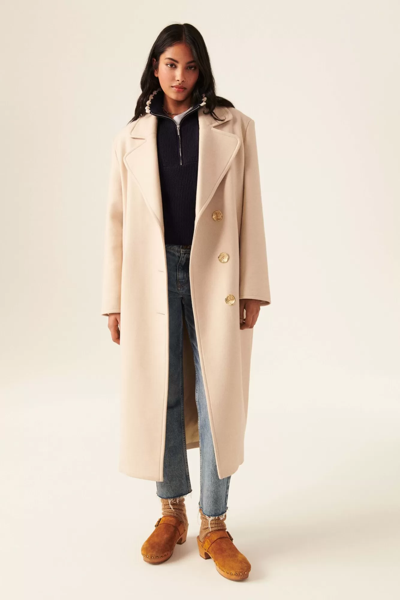 ba&sh Vestes & Manteaux*Kat. Blanc Ecru
