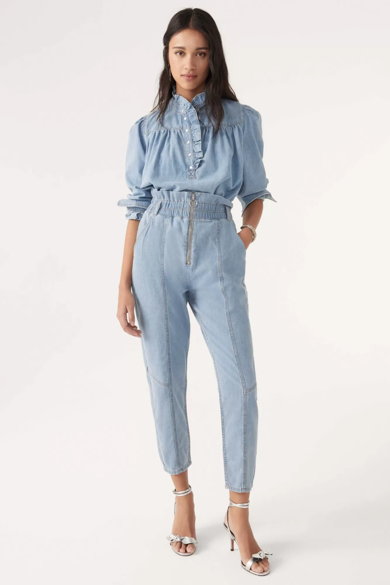 ba&sh Tops & Chemises*Lilac. Bleu