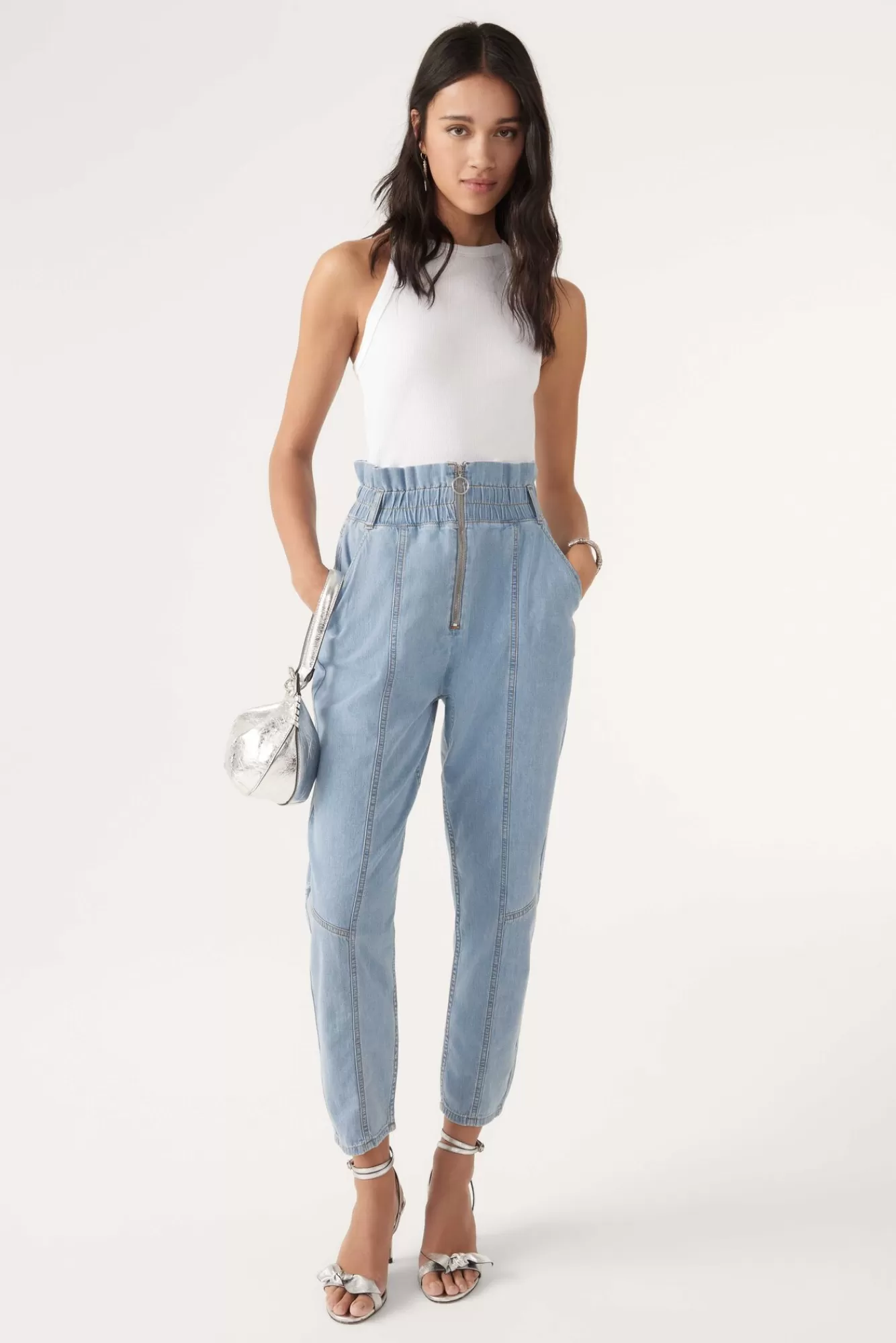ba&sh Denim*Lony. Bleu