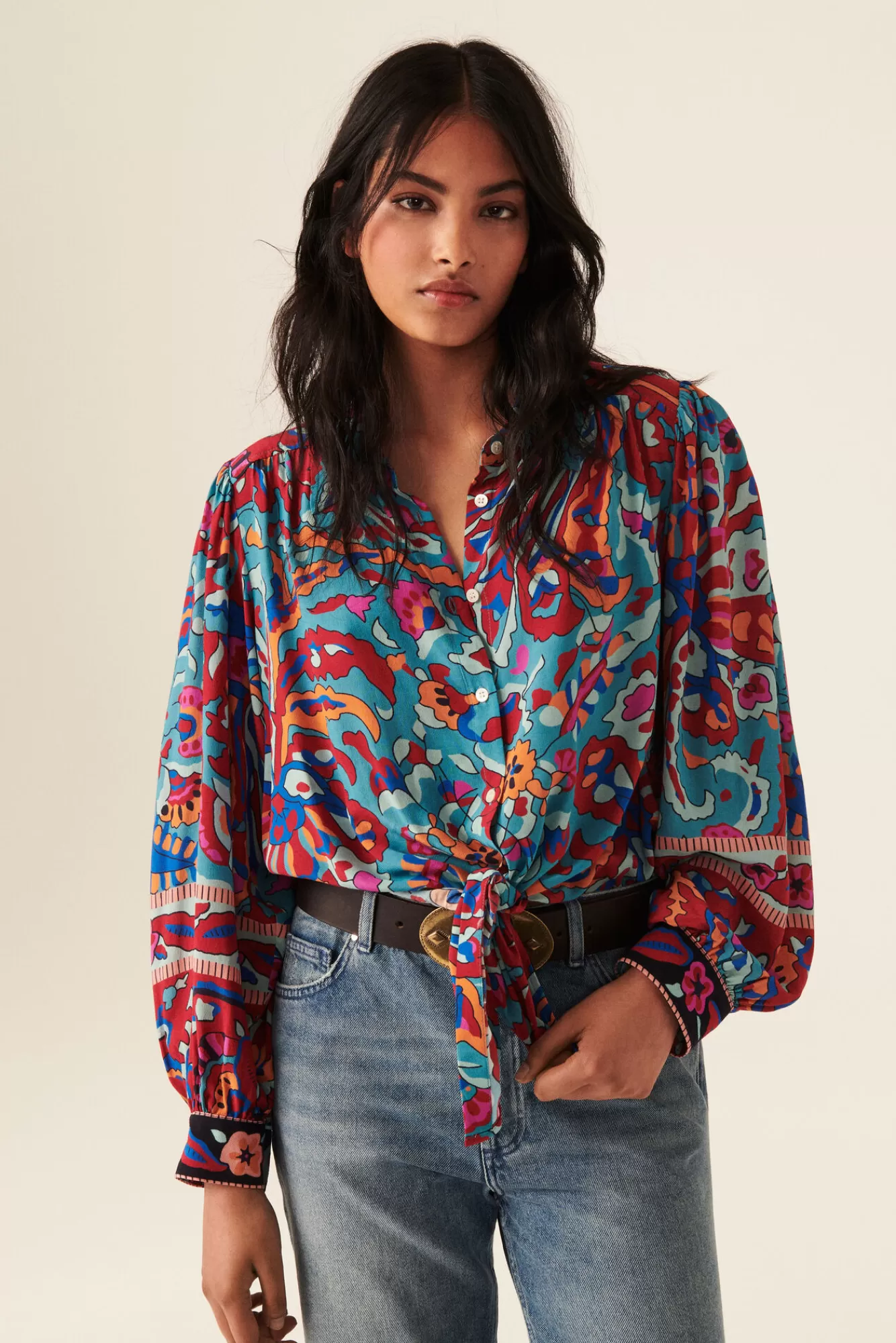 ba&sh Tops & Chemises*Martha. Blanc Ecru