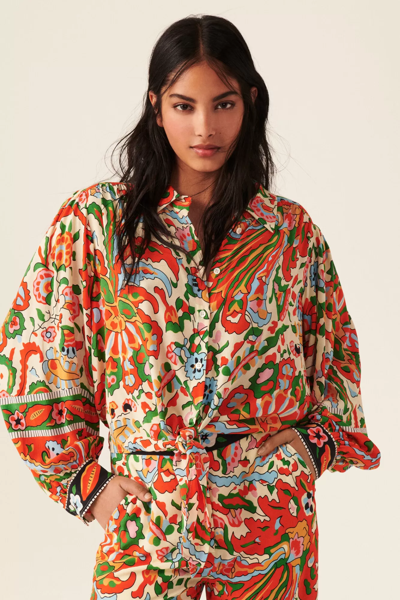 ba&sh Tops & Chemises*Martha. Blanc Ecru