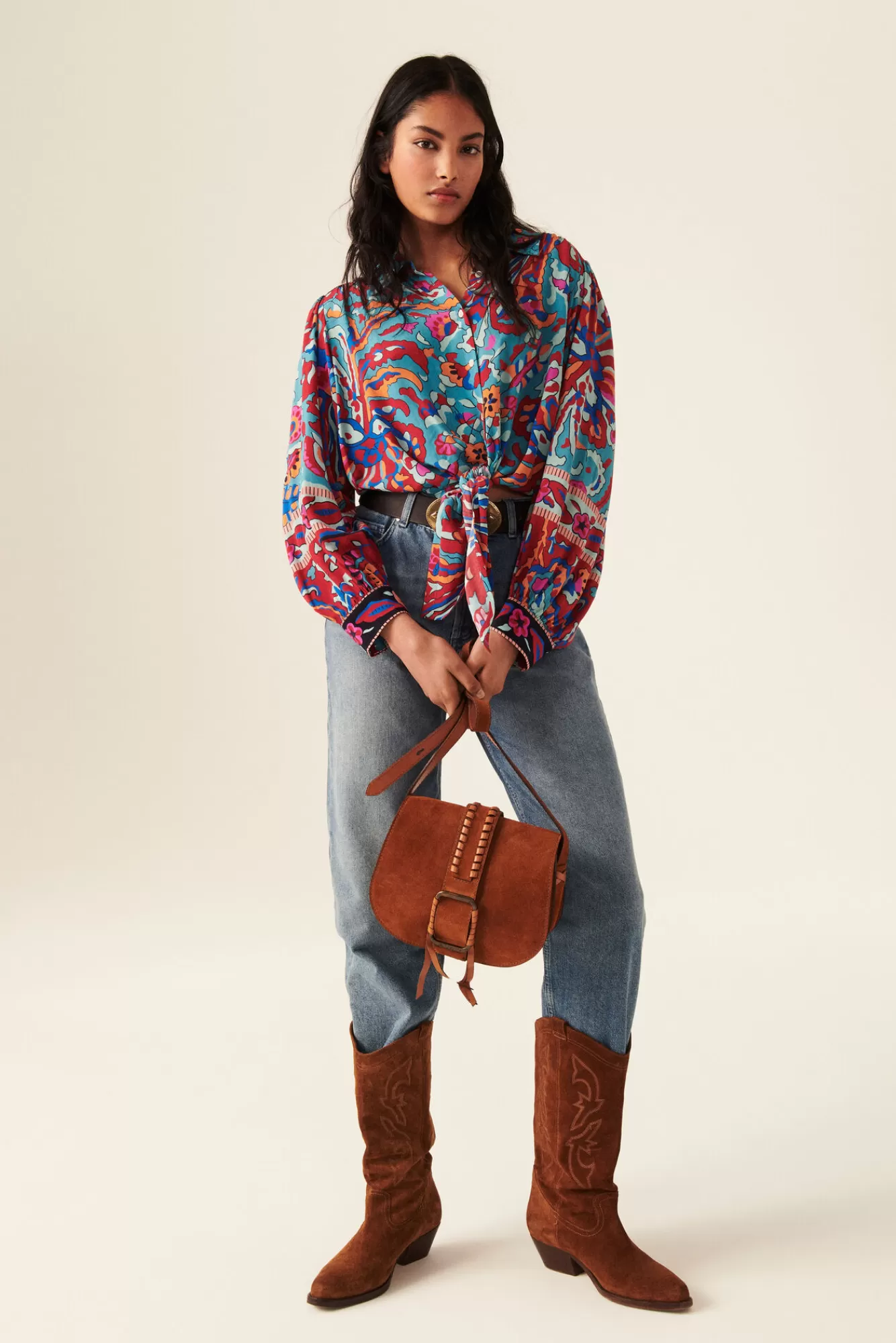 ba&sh Tops & Chemises*Martha. Blanc Ecru