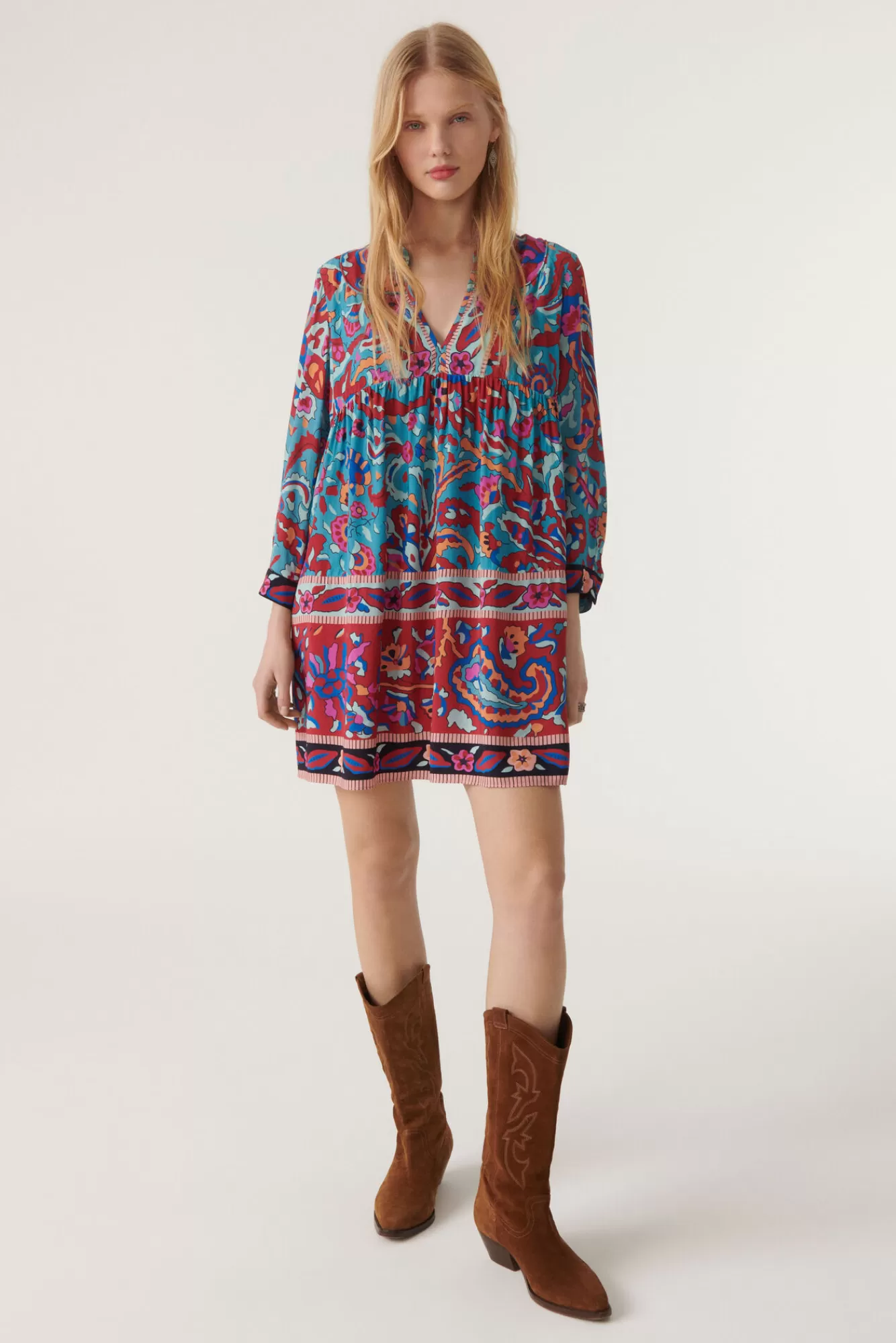 ba&sh Robes*Maureen. Blanc Ecru