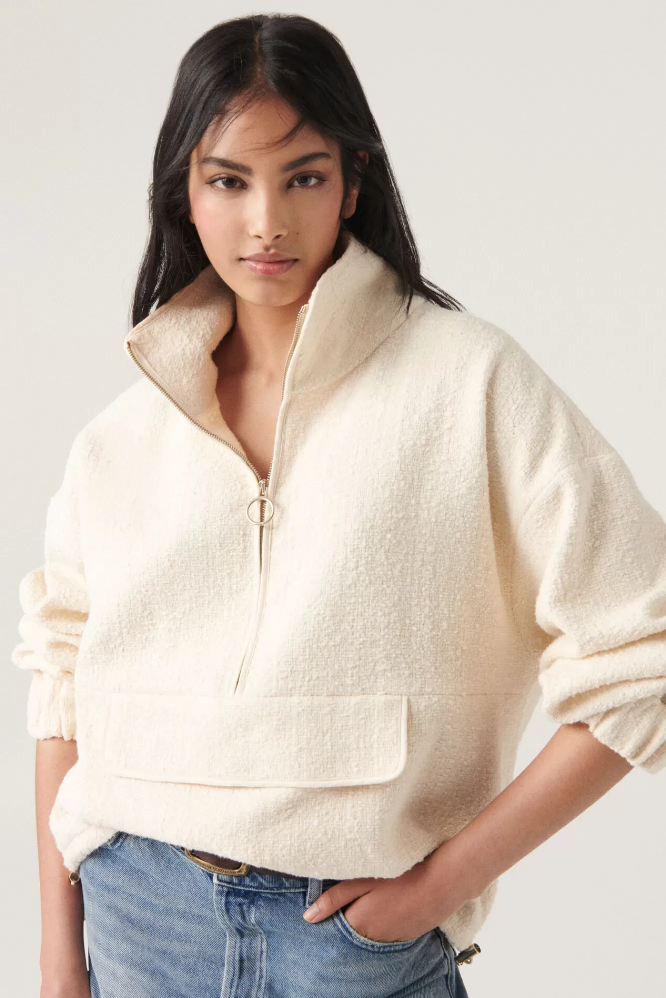 ba&sh Vestes & Manteaux*Menus. Blanc Ecru