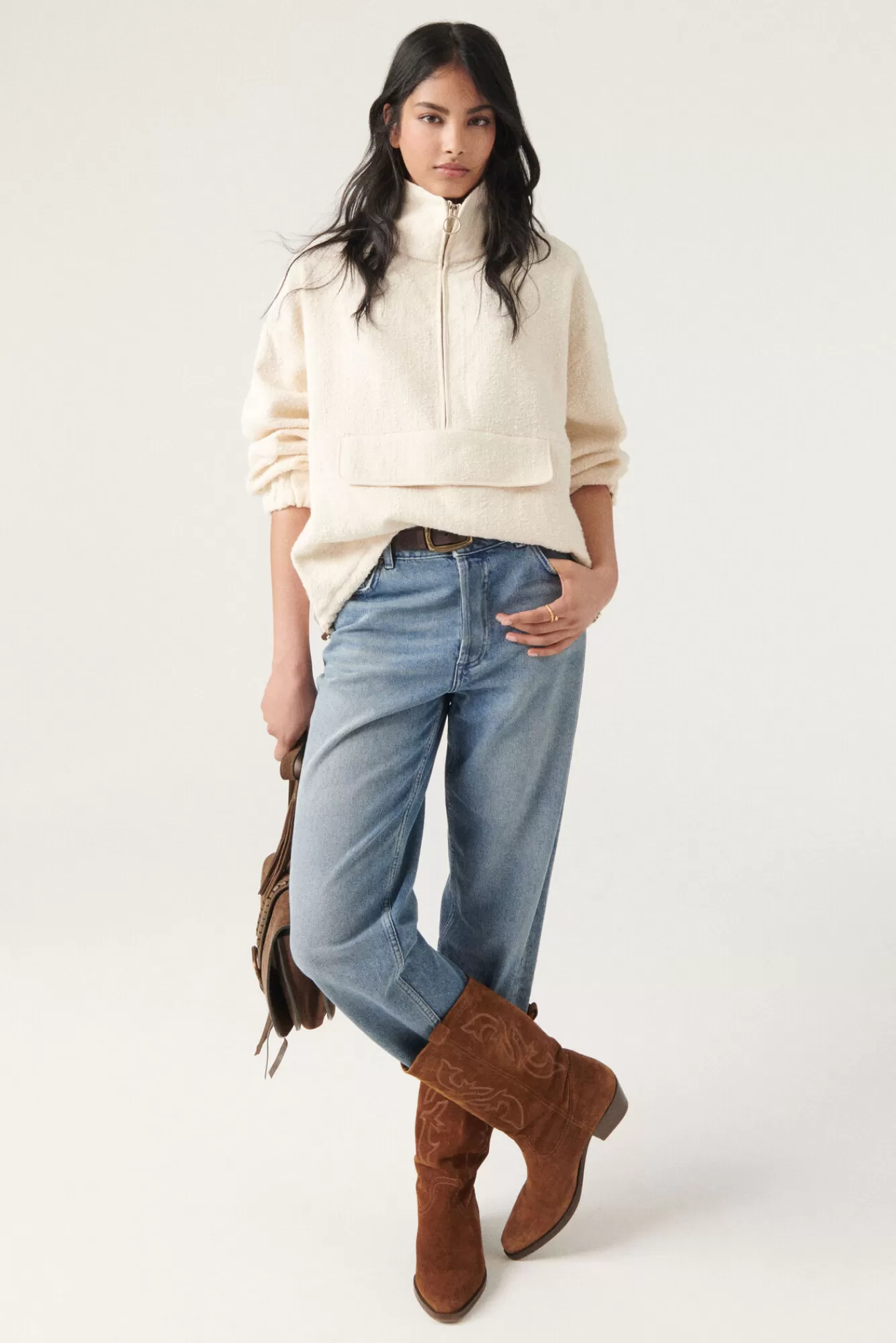 ba&sh Vestes & Manteaux*Menus. Blanc Ecru