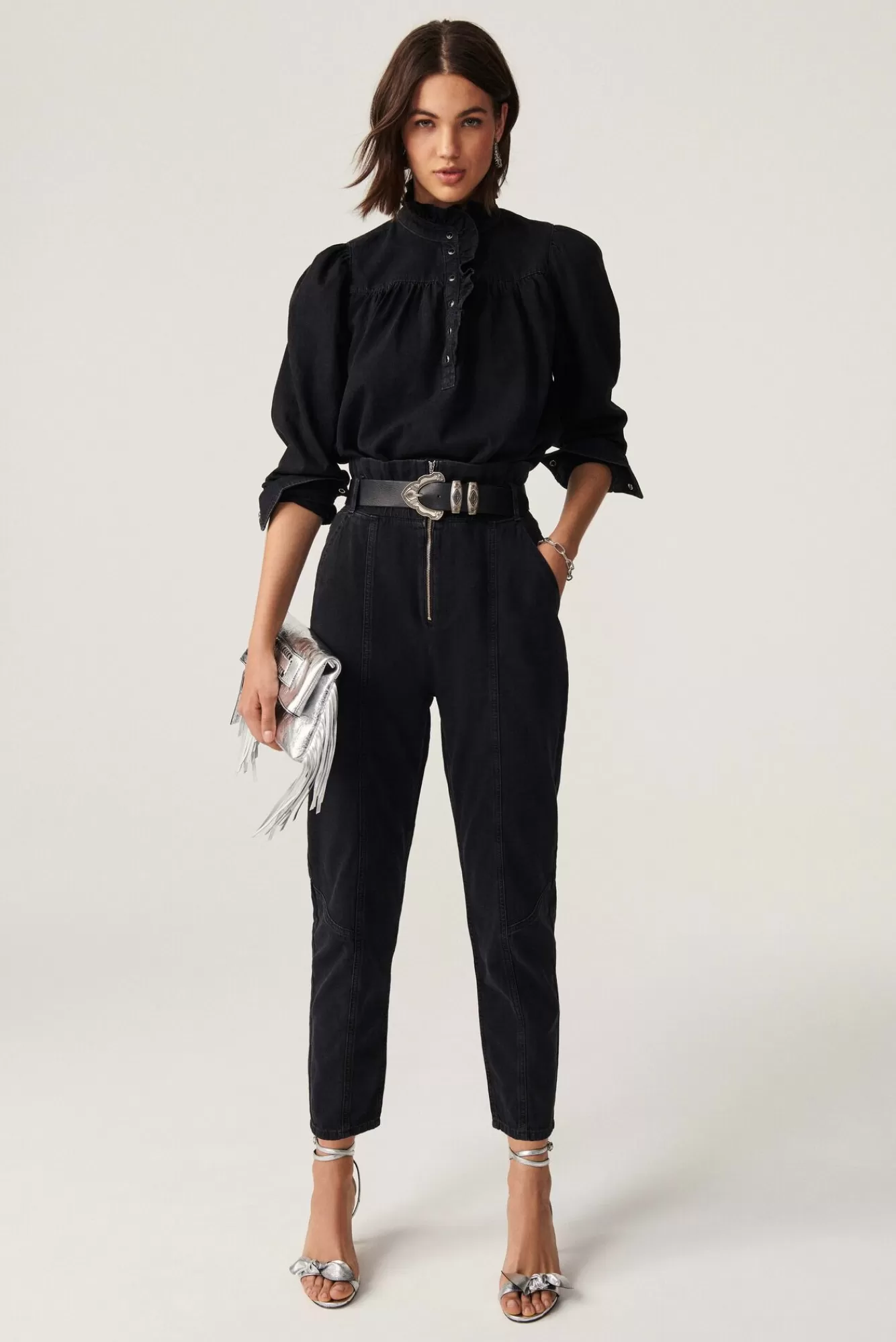 ba&sh Tops & Chemises*Milac. Noir