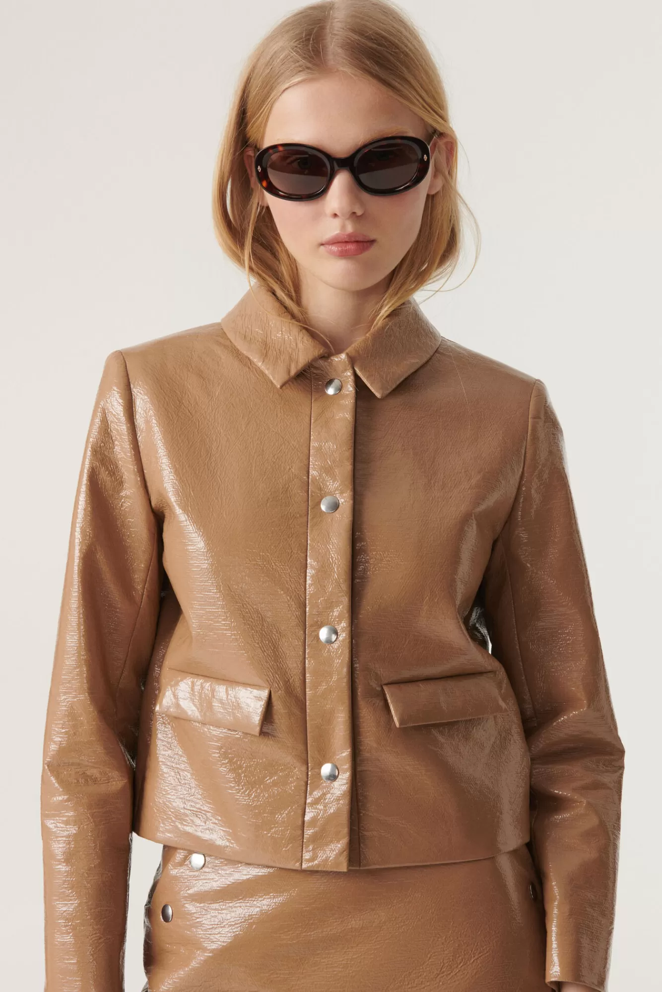 ba&sh Vestes & Manteaux*Moma. Marron