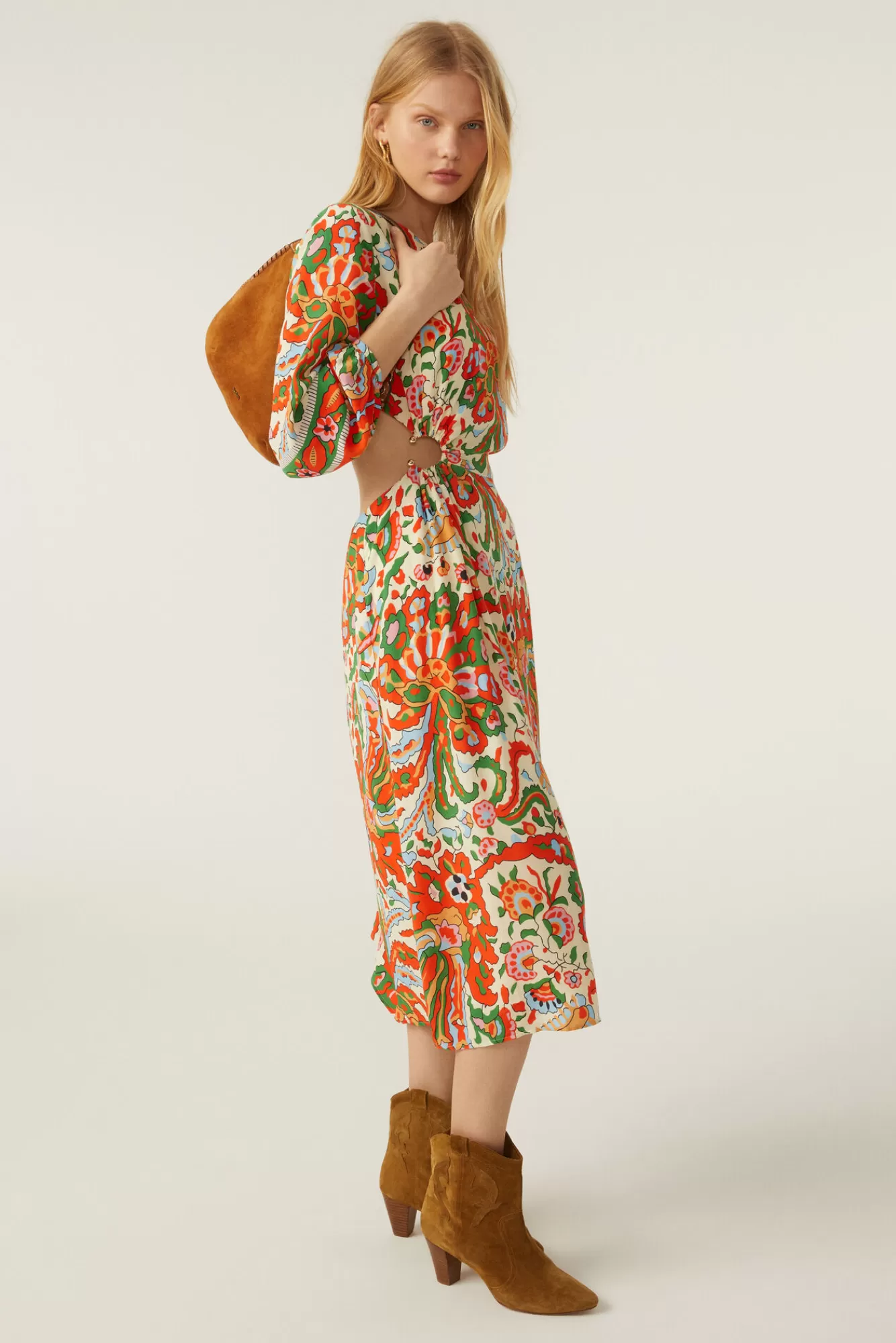 ba&sh Robes*Monica. Blanc Ecru