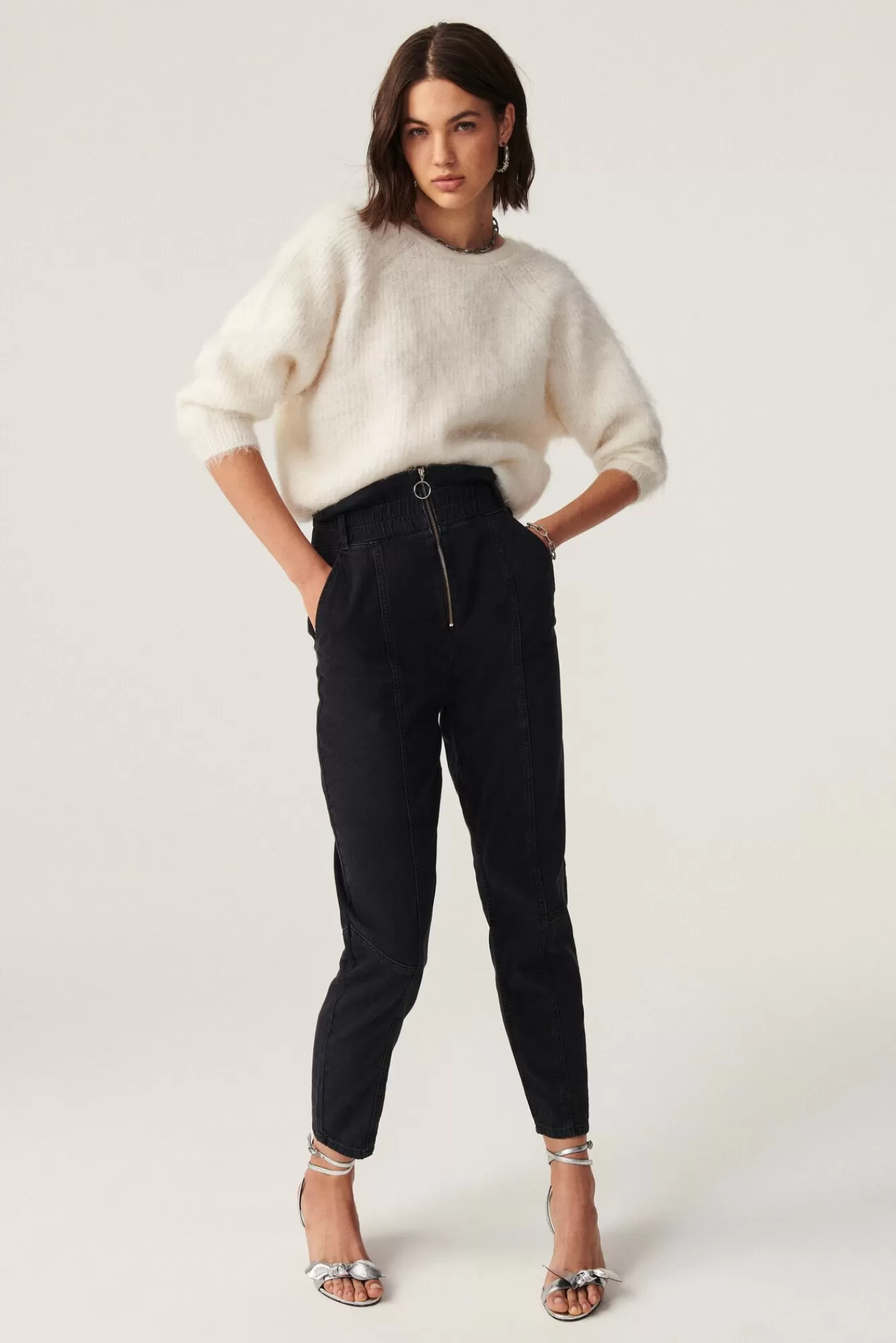 ba&sh Denim*Mony. Noir