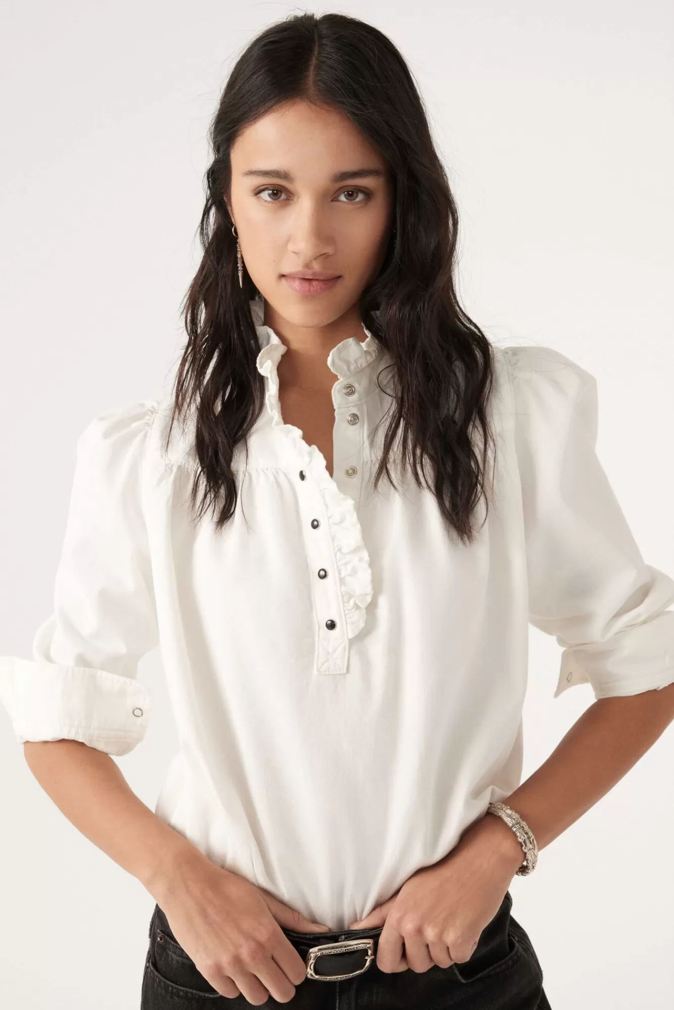 ba&sh Tops & Chemises*Omilac. Blanc Ecru
