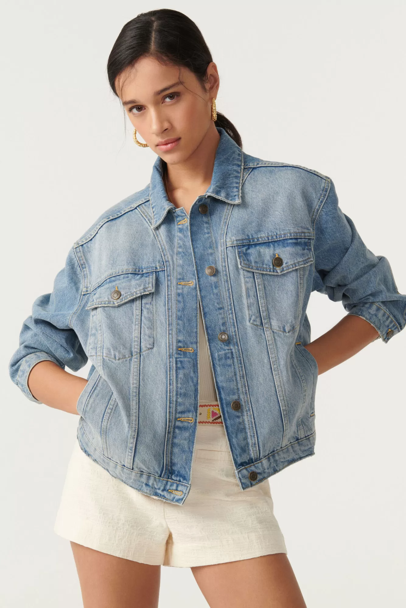 ba&sh Vestes & Manteaux*Rodney. Bleu