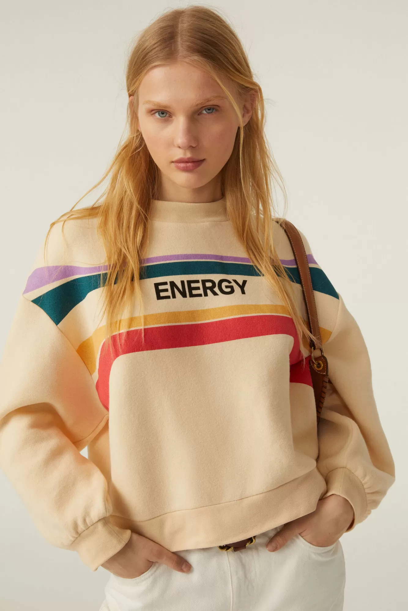 ba&sh Sweatshirts*Roger. Blanc Ecru