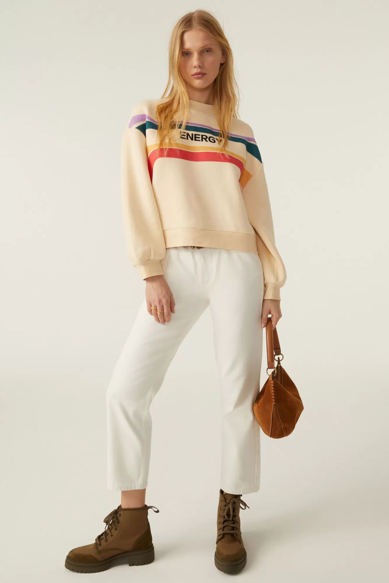ba&sh Sweatshirts*Roger. Blanc Ecru